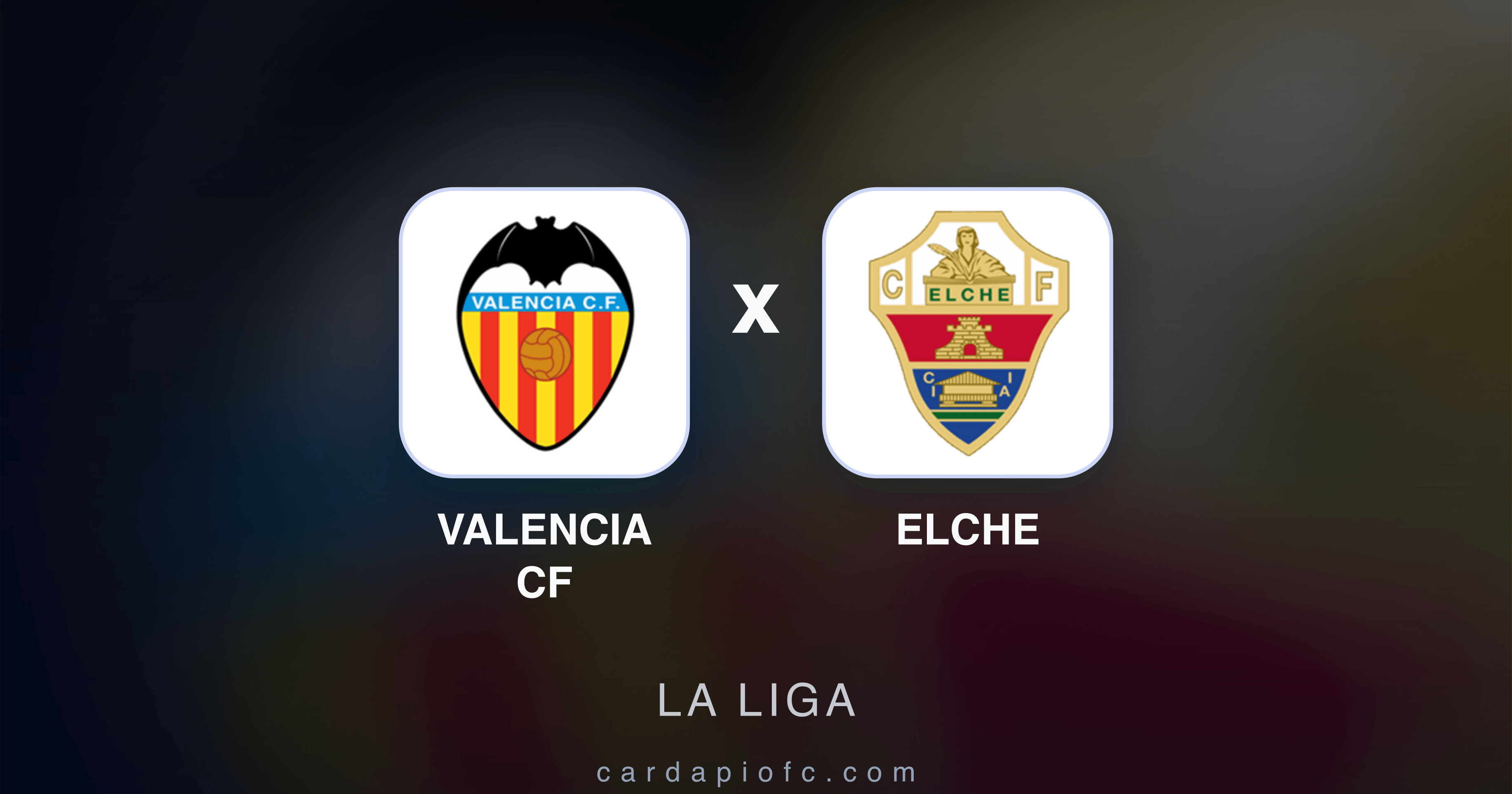 Prévia da transmissão de Valencia CF x Elche (La Liga)