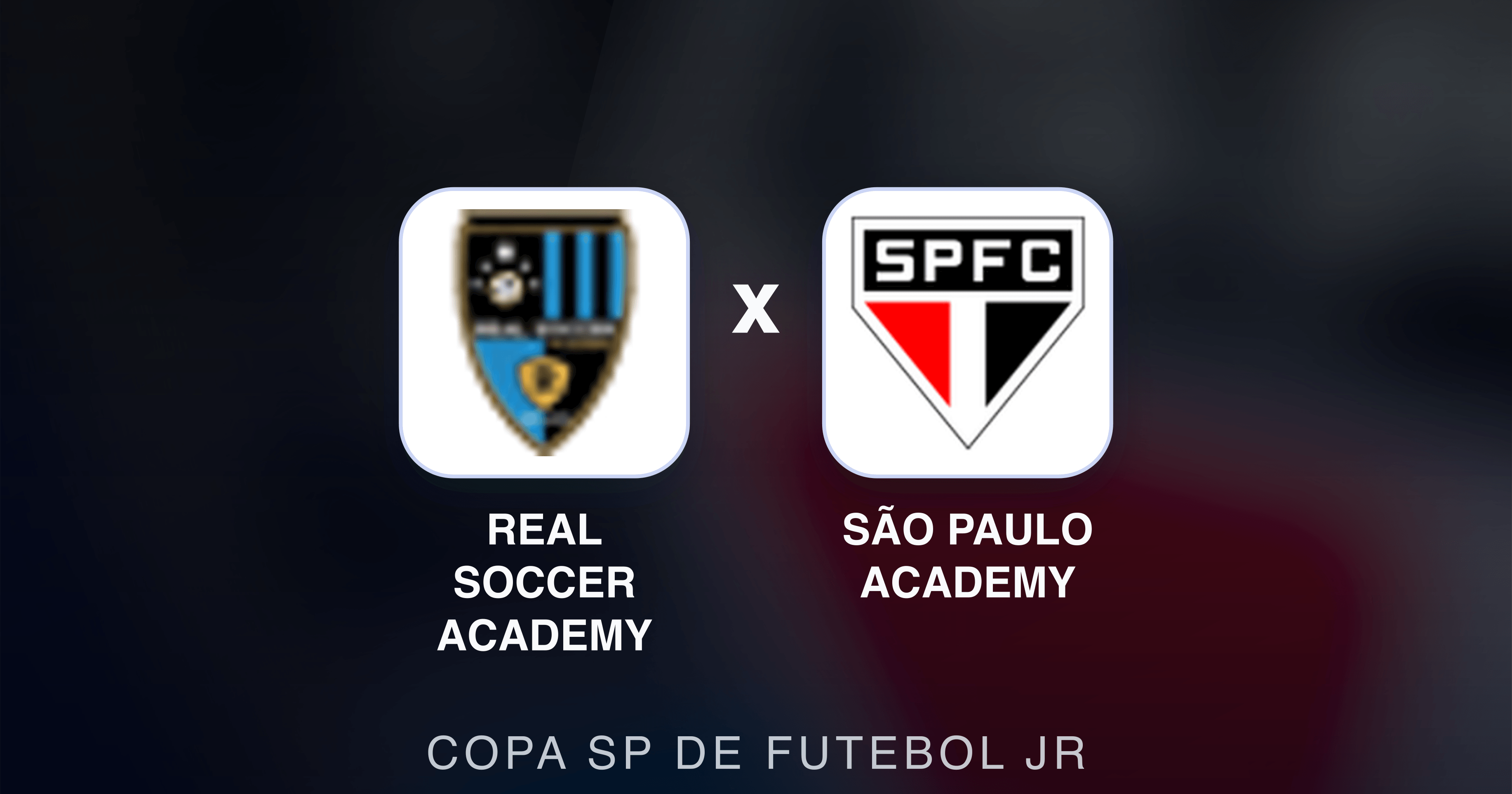 Prévia da transmissão de Real Soccer Academy x São Paulo Academy (Copa SP de Futebol JR)