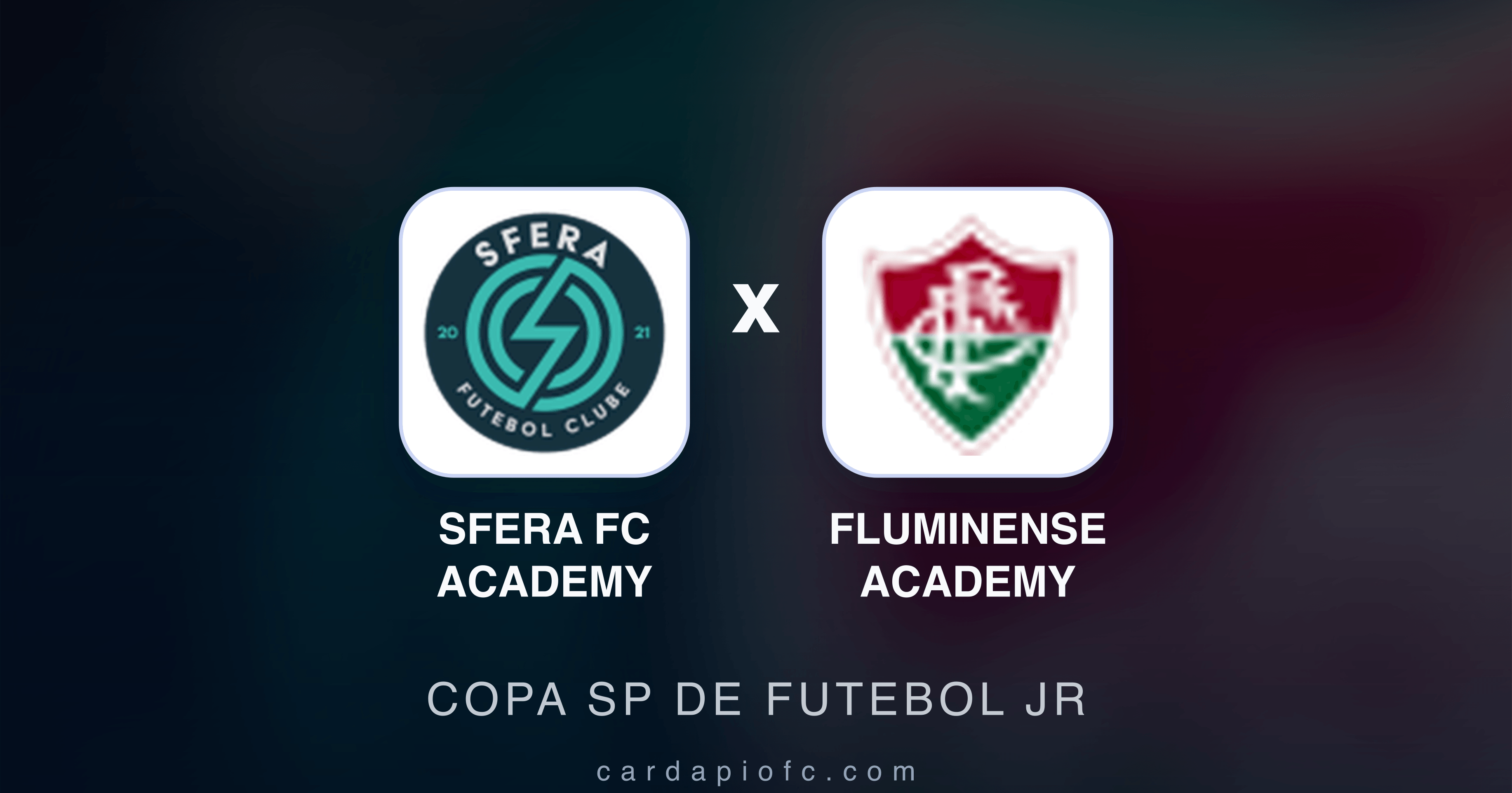 Prévia da transmissão de Sfera FC Academy x Fluminense Academy (Copa SP de Futebol JR)