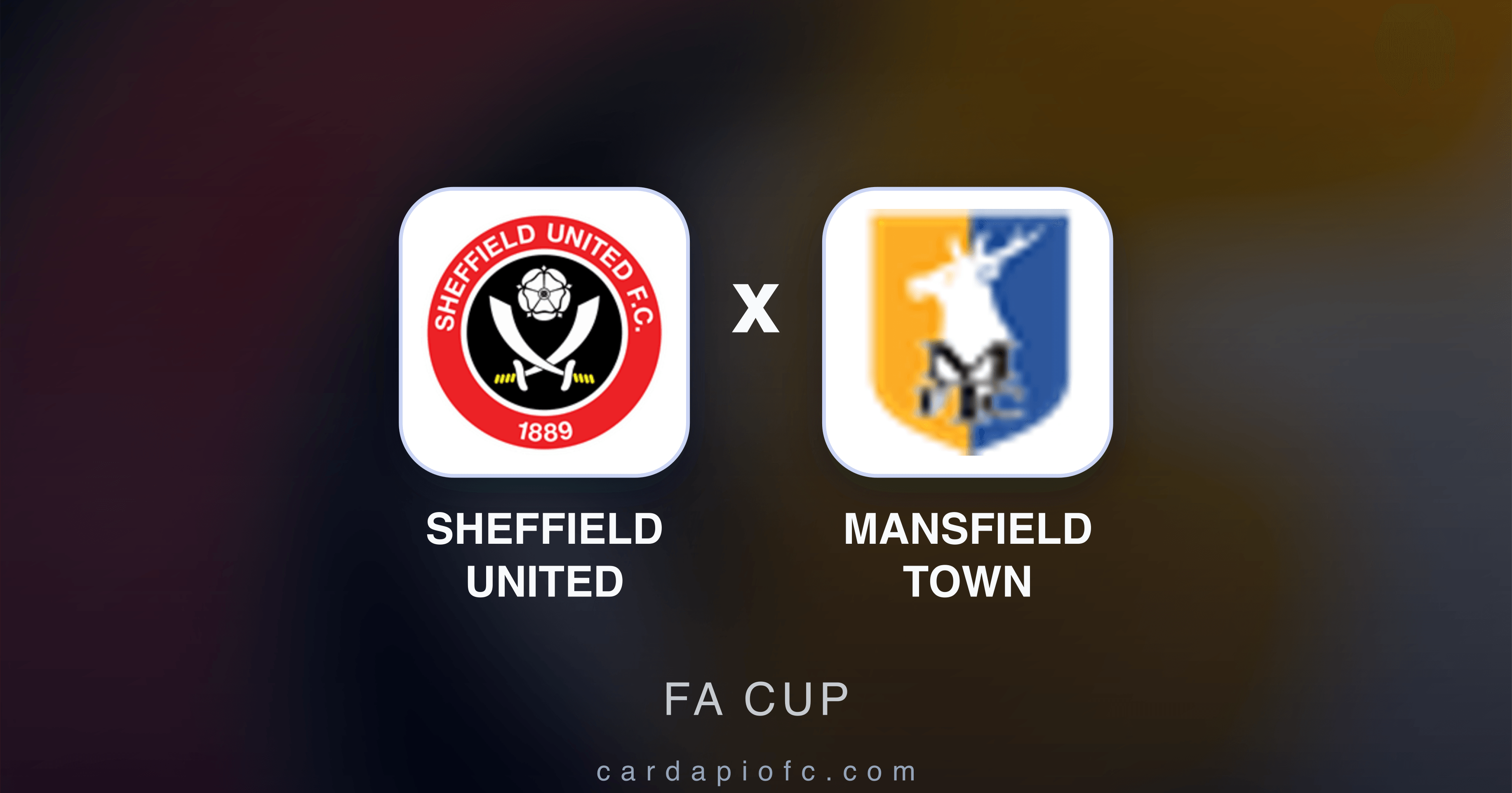 Prévia da transmissão de Sheffield United x Mansfield Town (FA Cup)