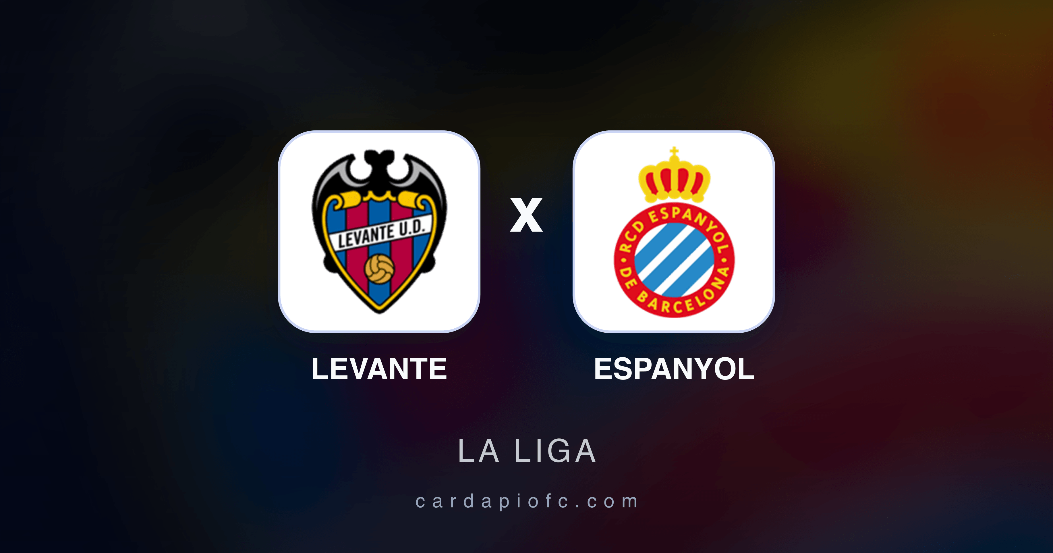 Prévia da transmissão de Levante x Espanyol (La Liga)