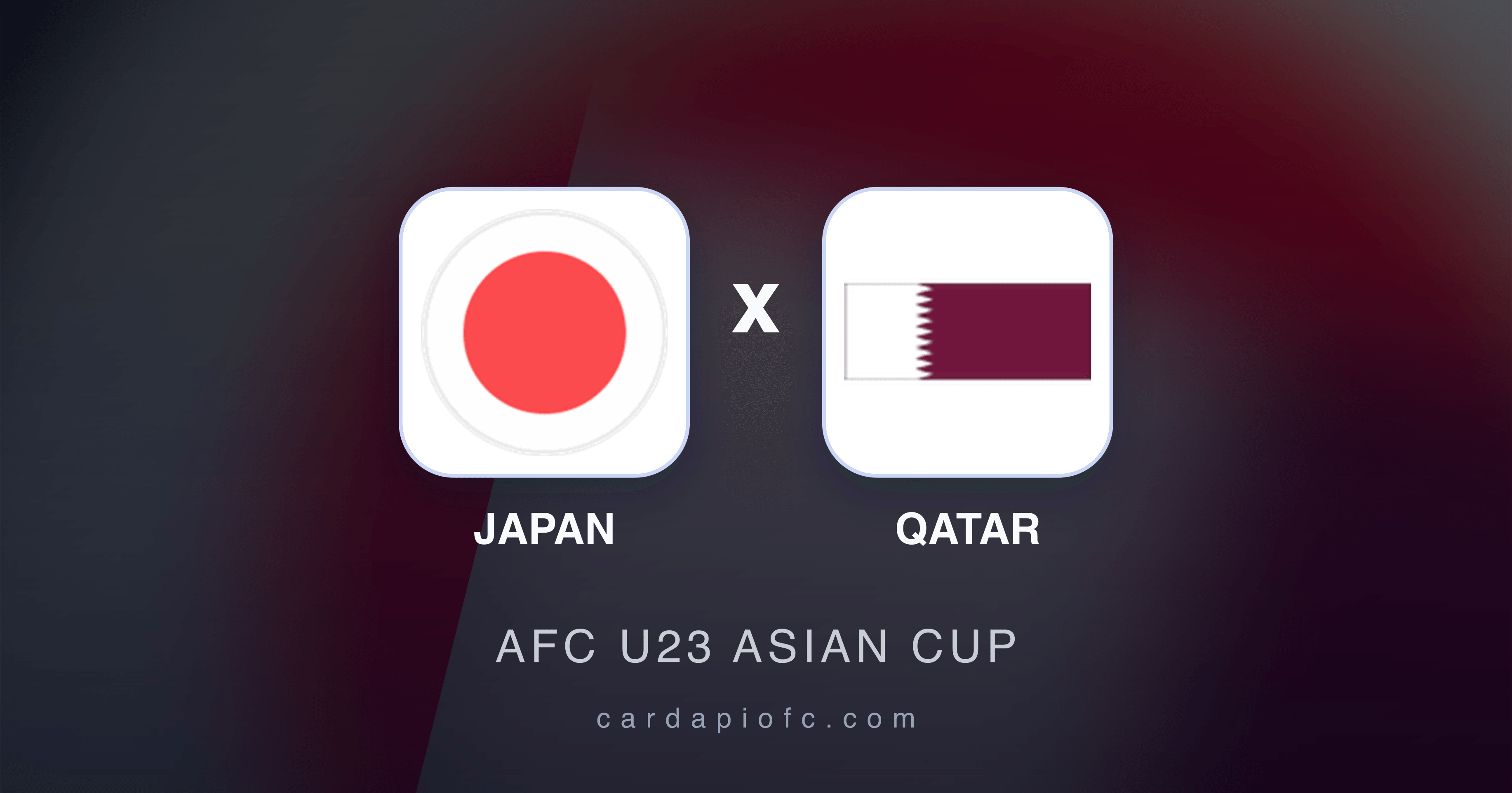 Prévia da transmissão de Japan x Qatar (AFC U23 Asian Cup)