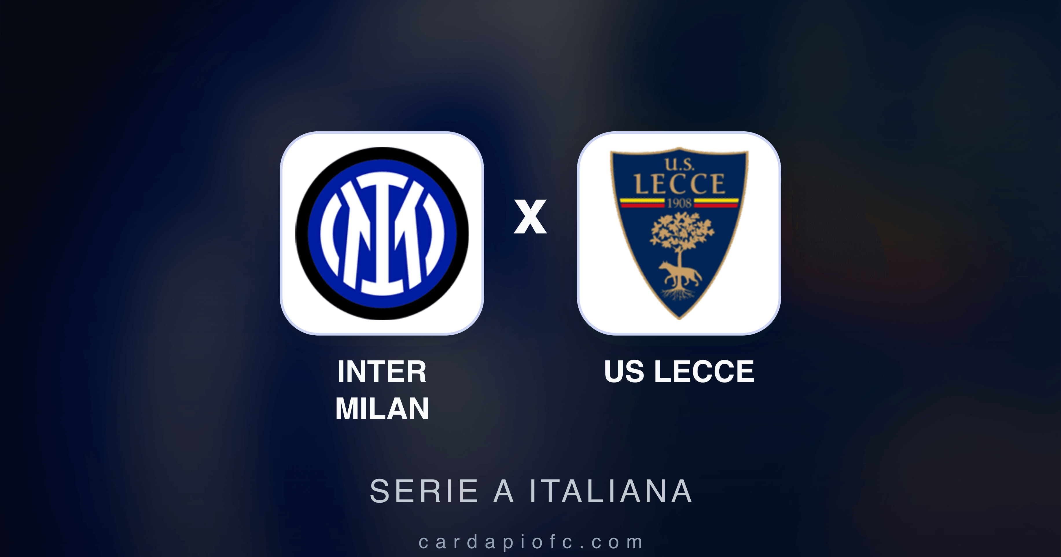 Prévia da transmissão de Inter Milan x US Lecce (Serie A Italiana)