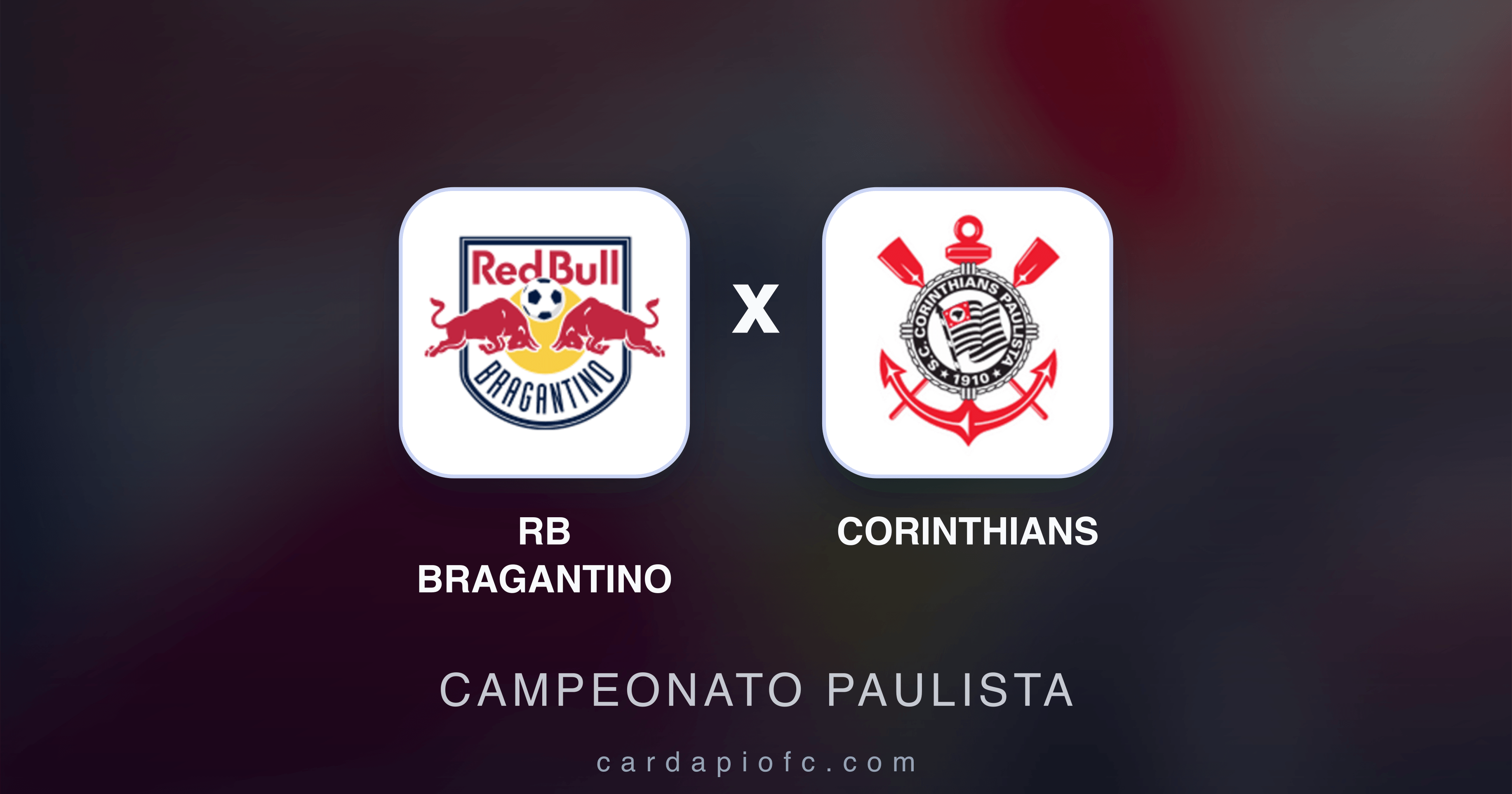 Prévia da transmissão de RB Bragantino x Corinthians (Campeonato Paulista)