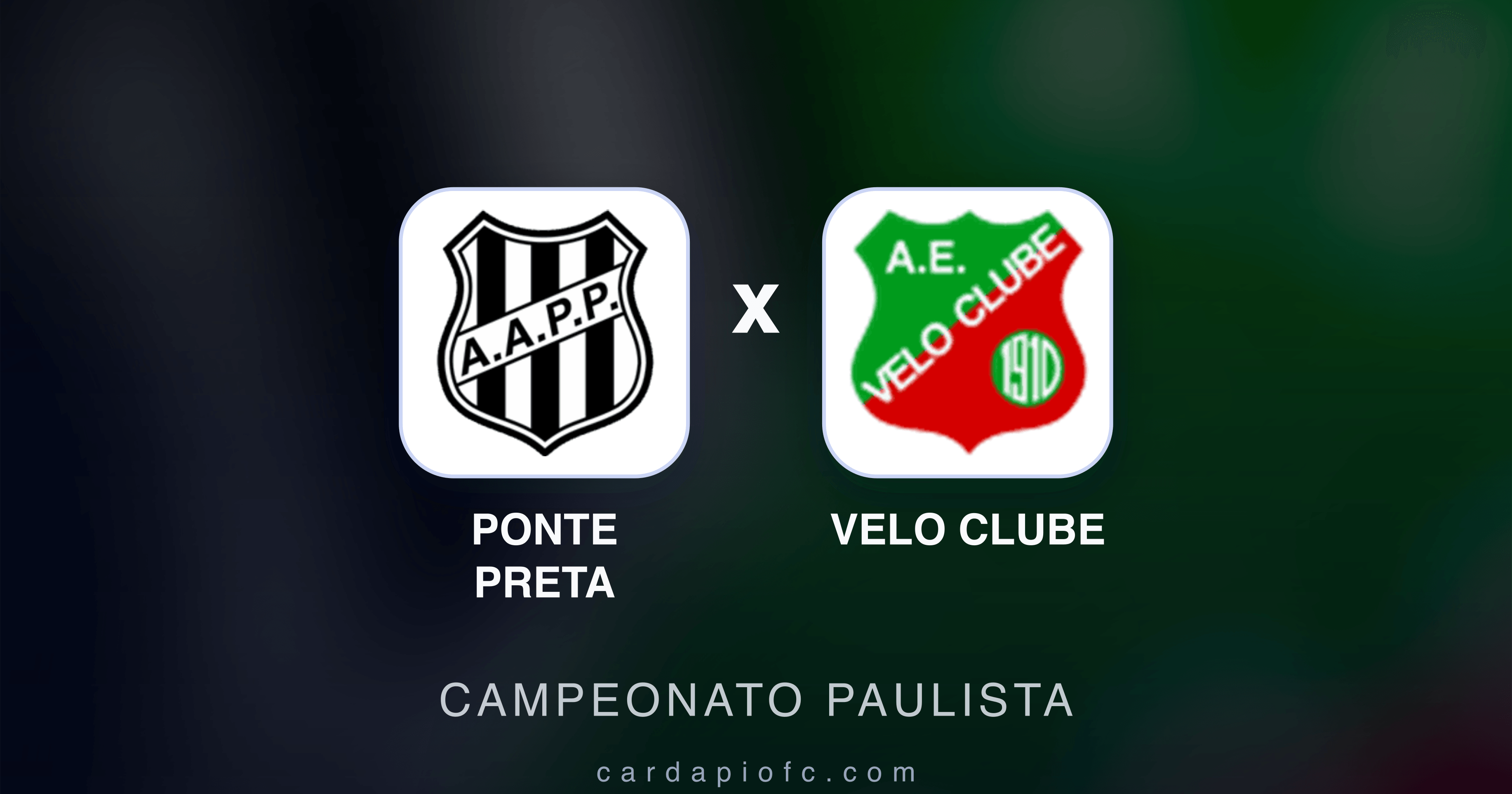 Prévia da transmissão de Ponte Preta x Velo Clube (Campeonato Paulista)