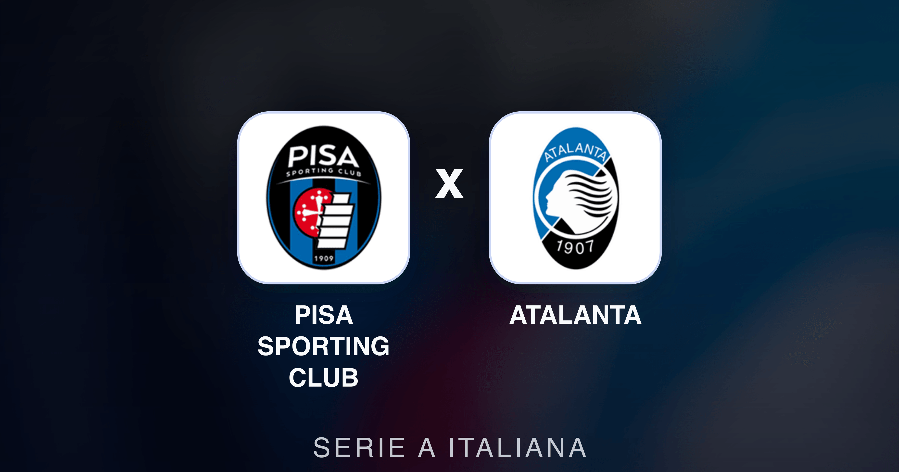 Prévia da transmissão de Pisa Sporting Club x Atalanta (Serie A Italiana)