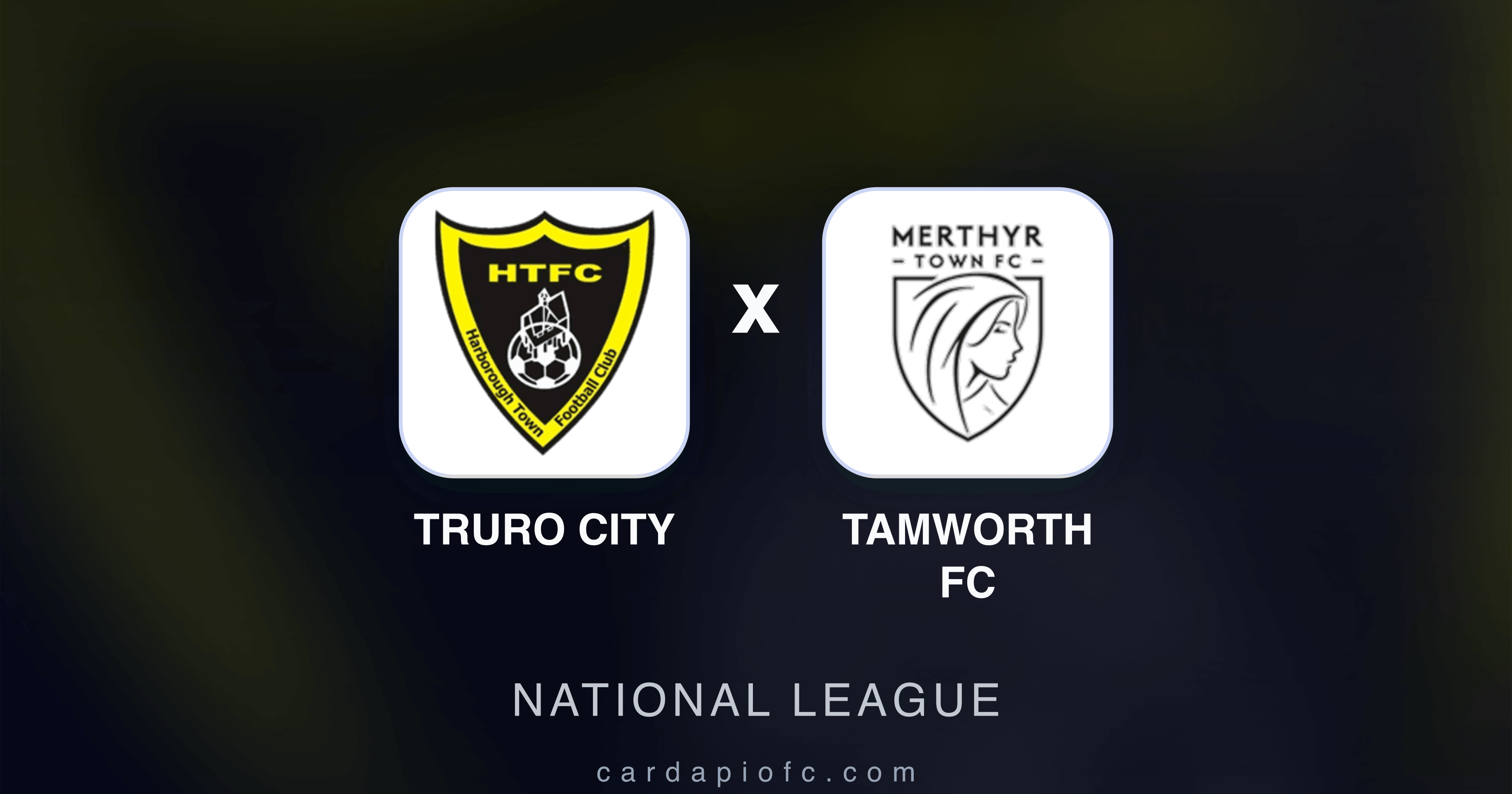 Prévia da transmissão de Truro City x Tamworth FC (National League)
