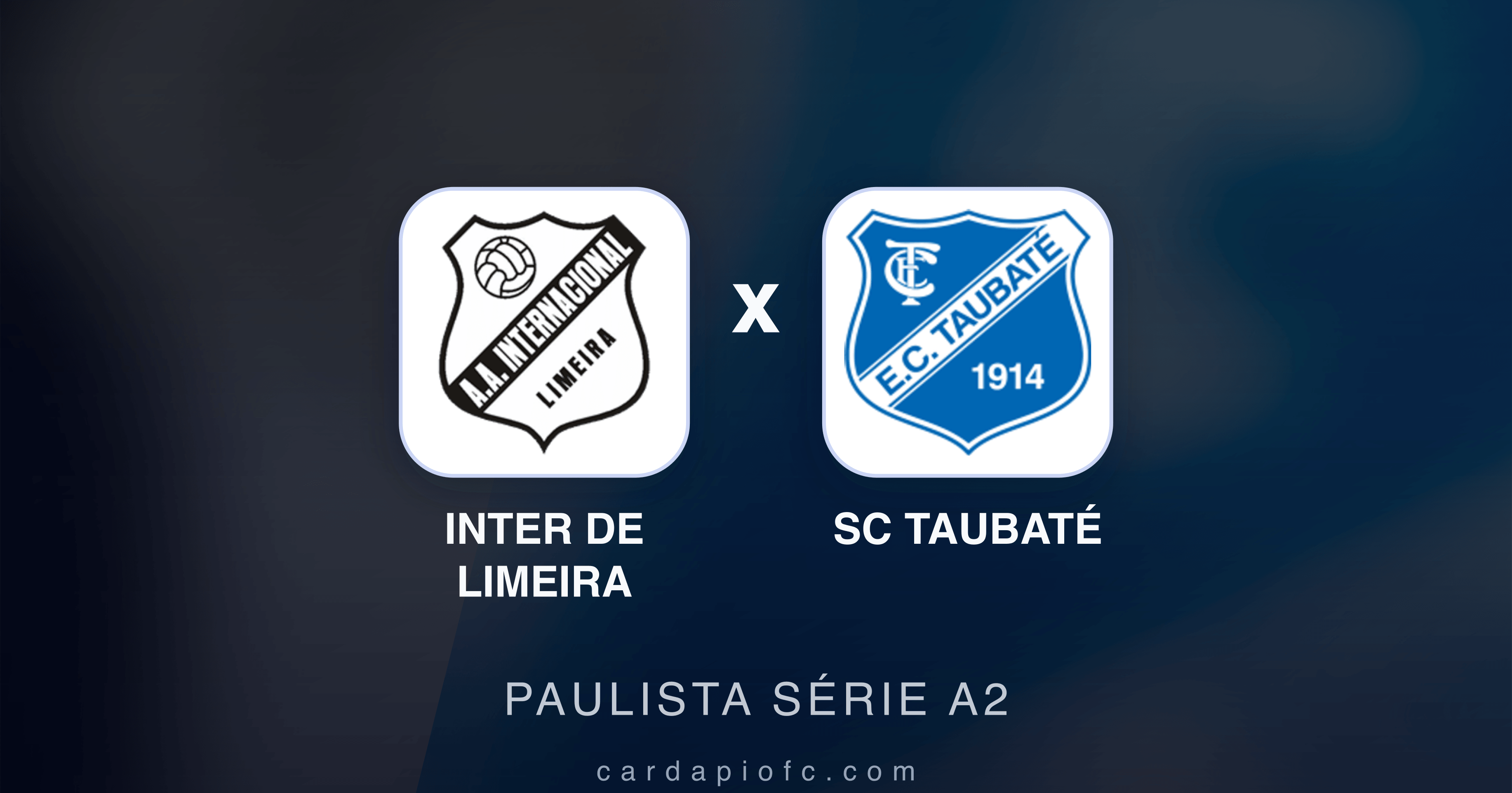 Prévia da transmissão de Inter de Limeira x SC Taubaté (Paulista Série A2)