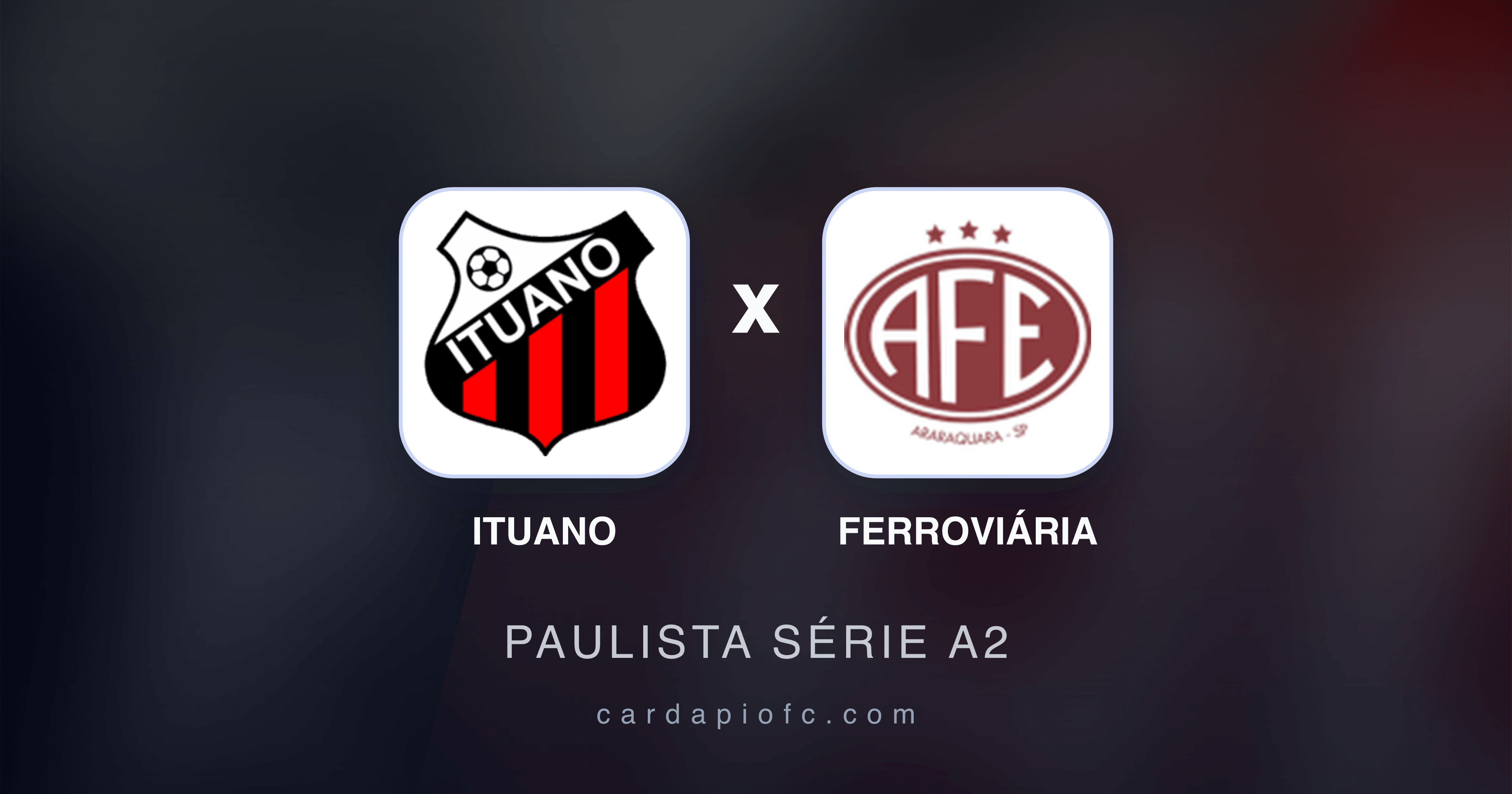 Prévia da transmissão de Ituano x Ferroviária (Paulista Série A2)
