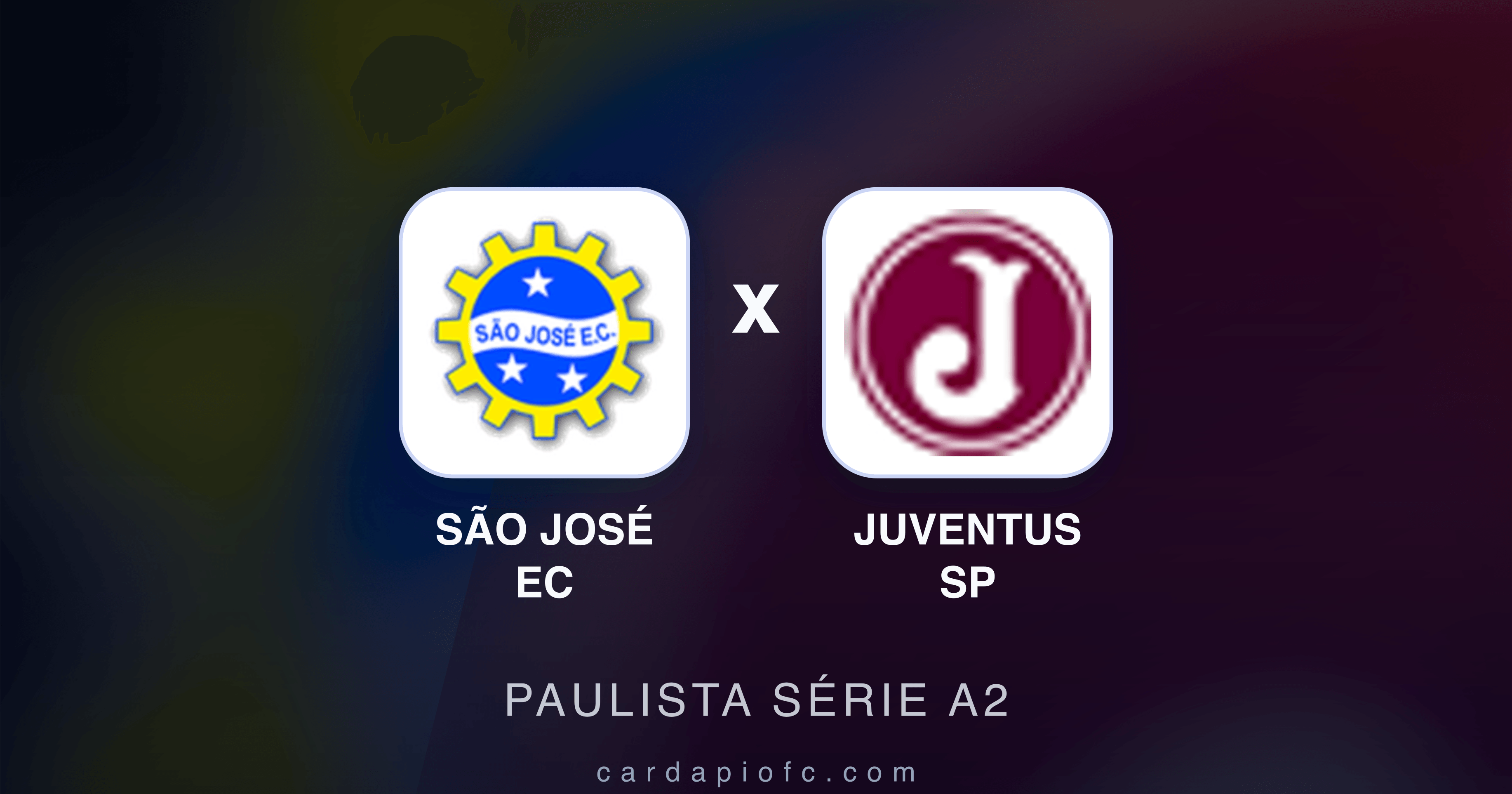 Prévia da transmissão de São José EC x Juventus SP (Paulista Série A2)