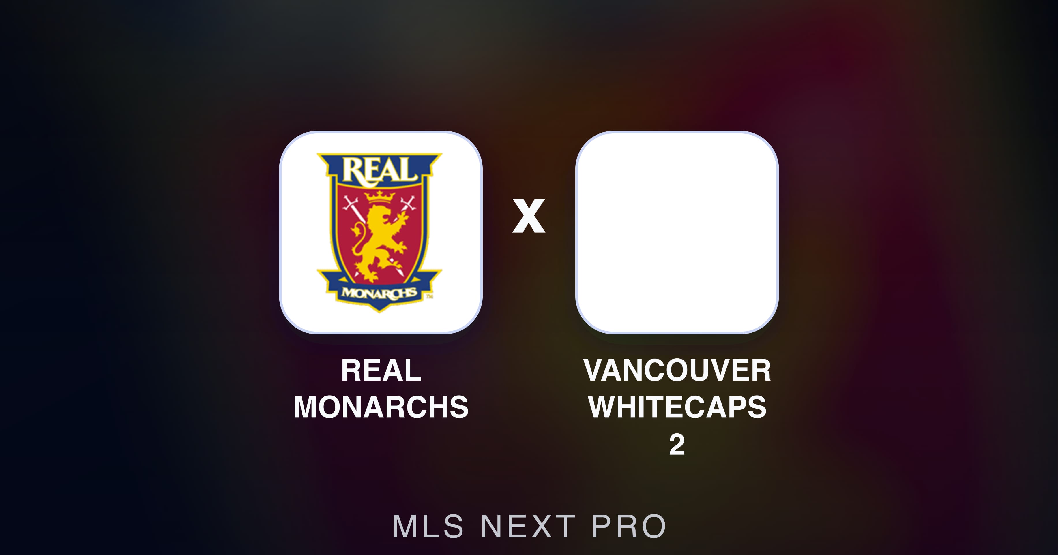 Preview image for Real Monarchs vs Vancouver Whitecaps 2 (MLS Next Pro)
