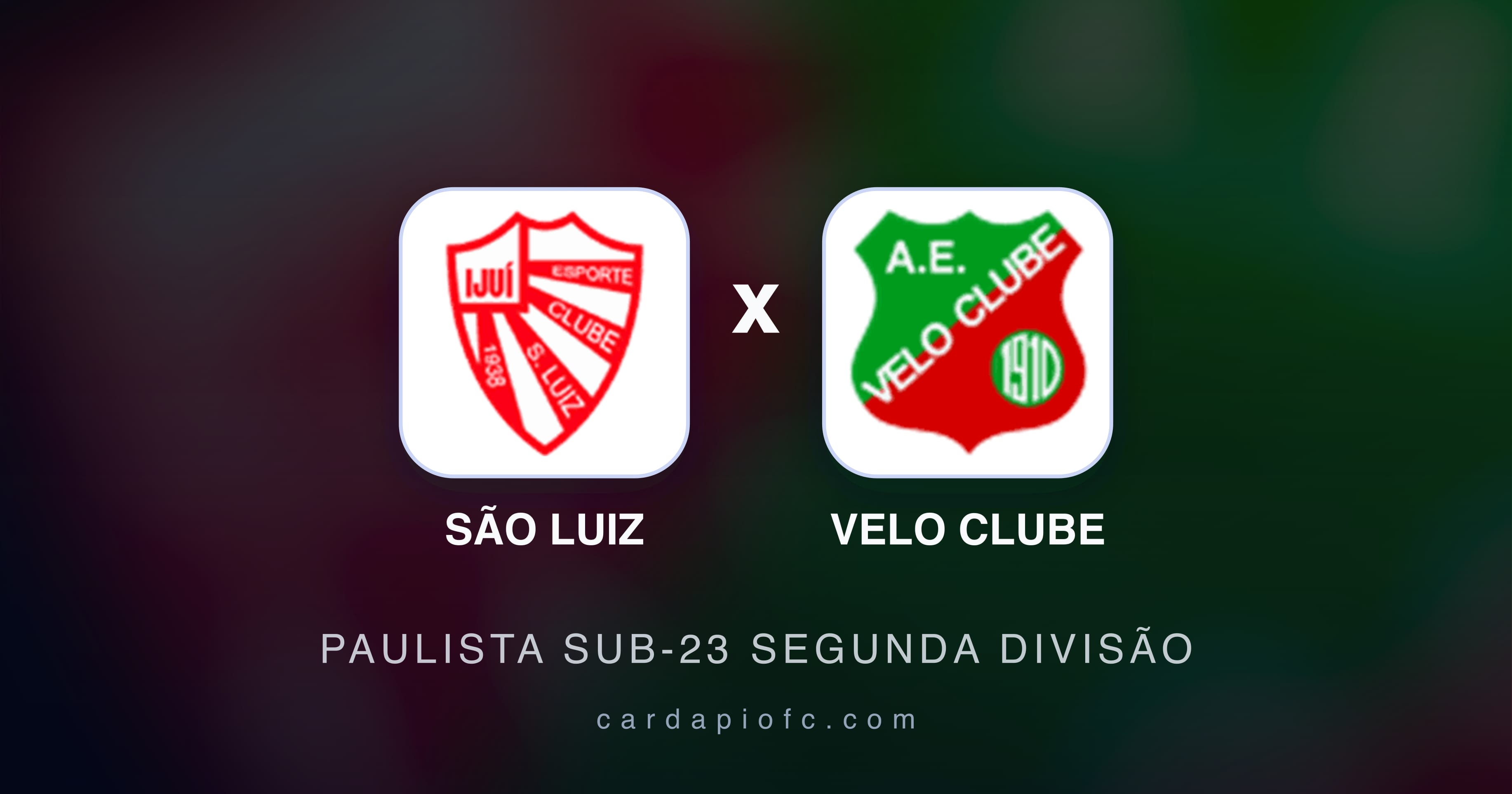 Preview image for São Luiz vs Velo Clube (Paulista Sub-23 Segunda Divisão)