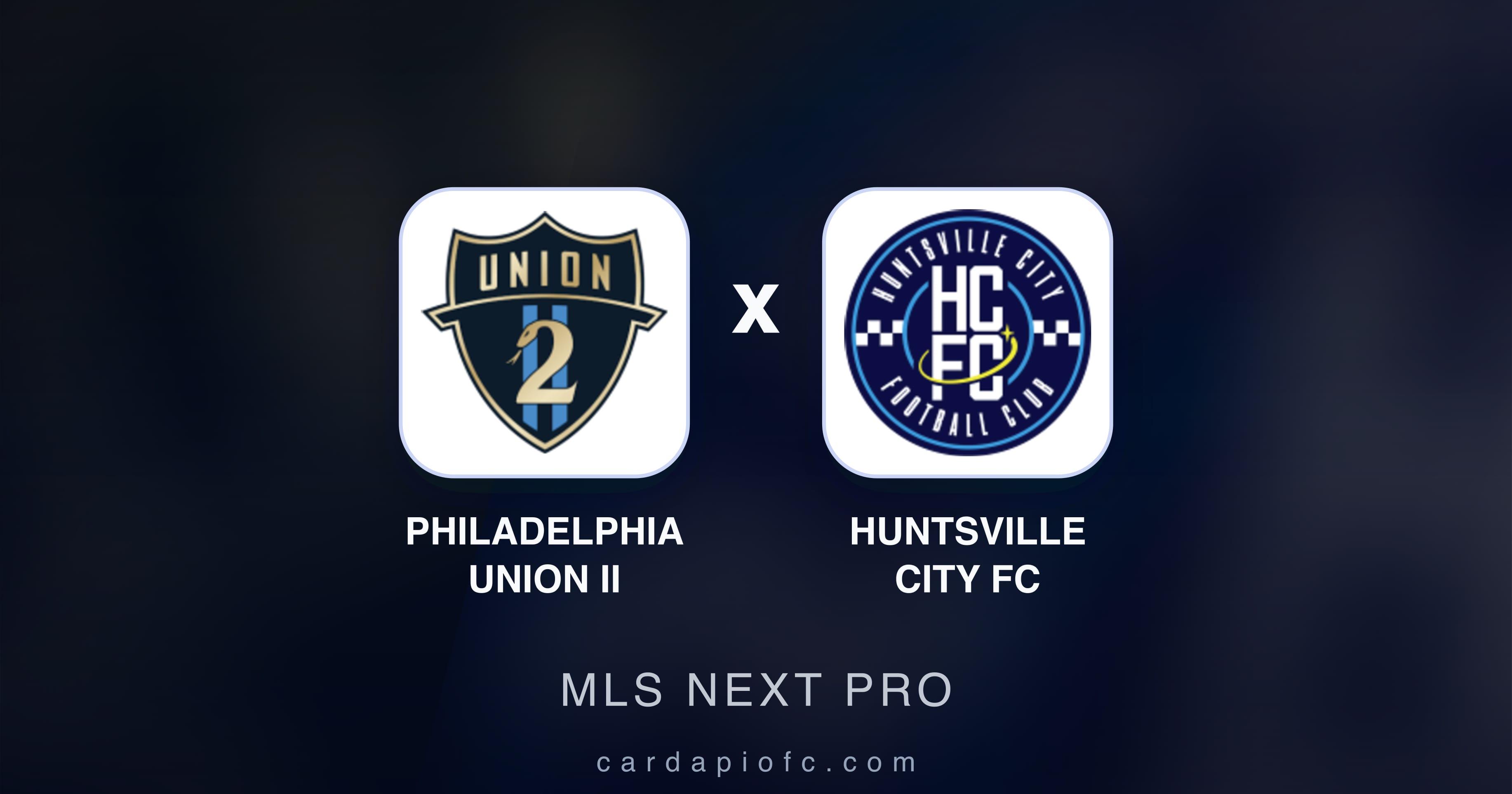Preview image for Philadelphia Union II vs Huntsville City FC (MLS Next Pro)