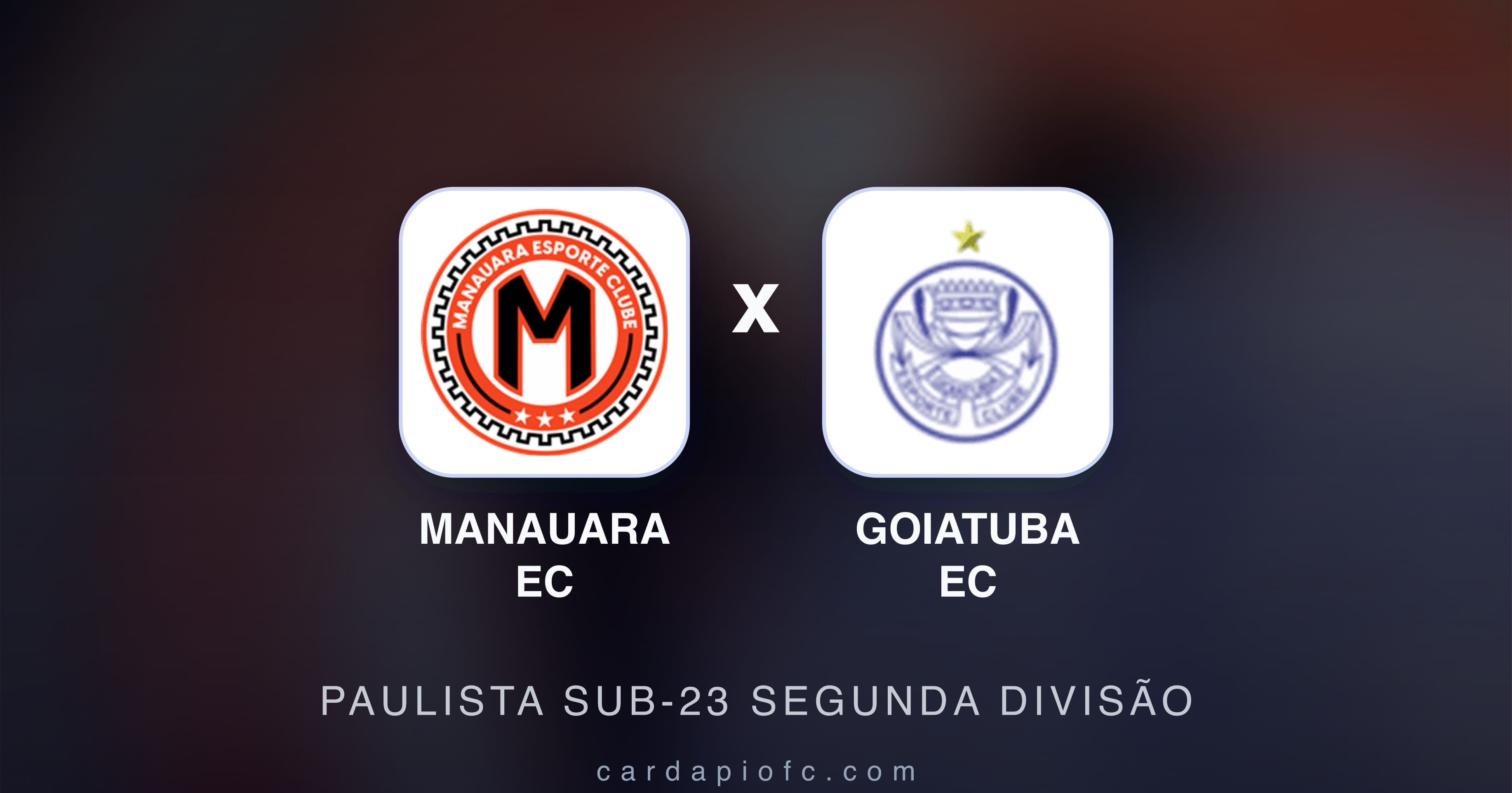 Preview image for Manauara EC vs Goiatuba EC (Paulista Sub-23 Segunda Divisão)
