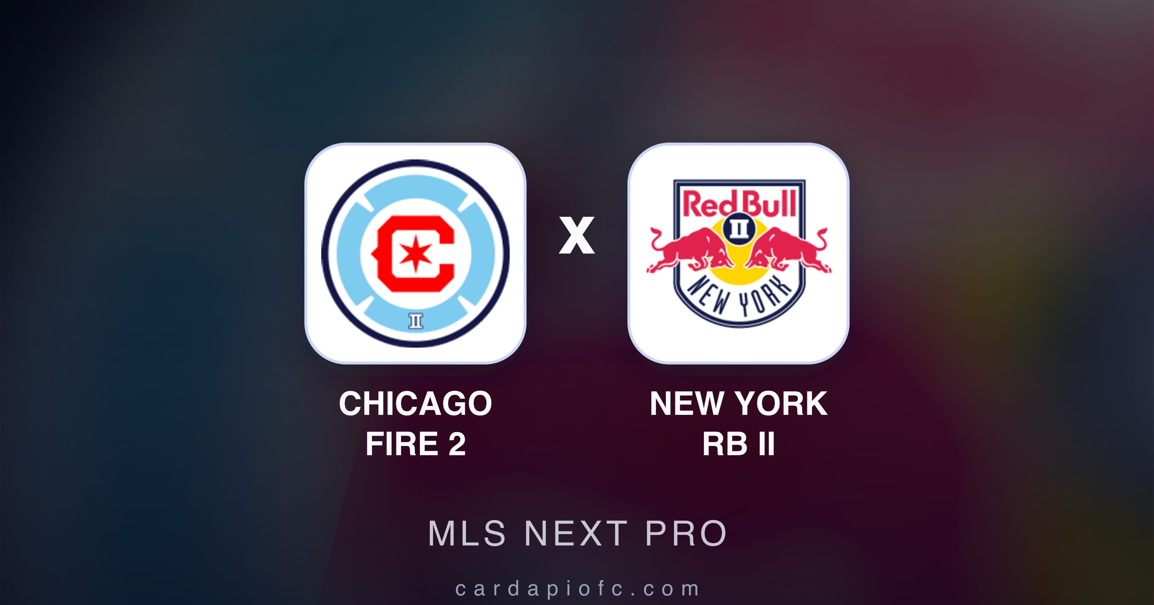 Preview image for Chicago Fire 2 vs New York RB II (MLS Next Pro)