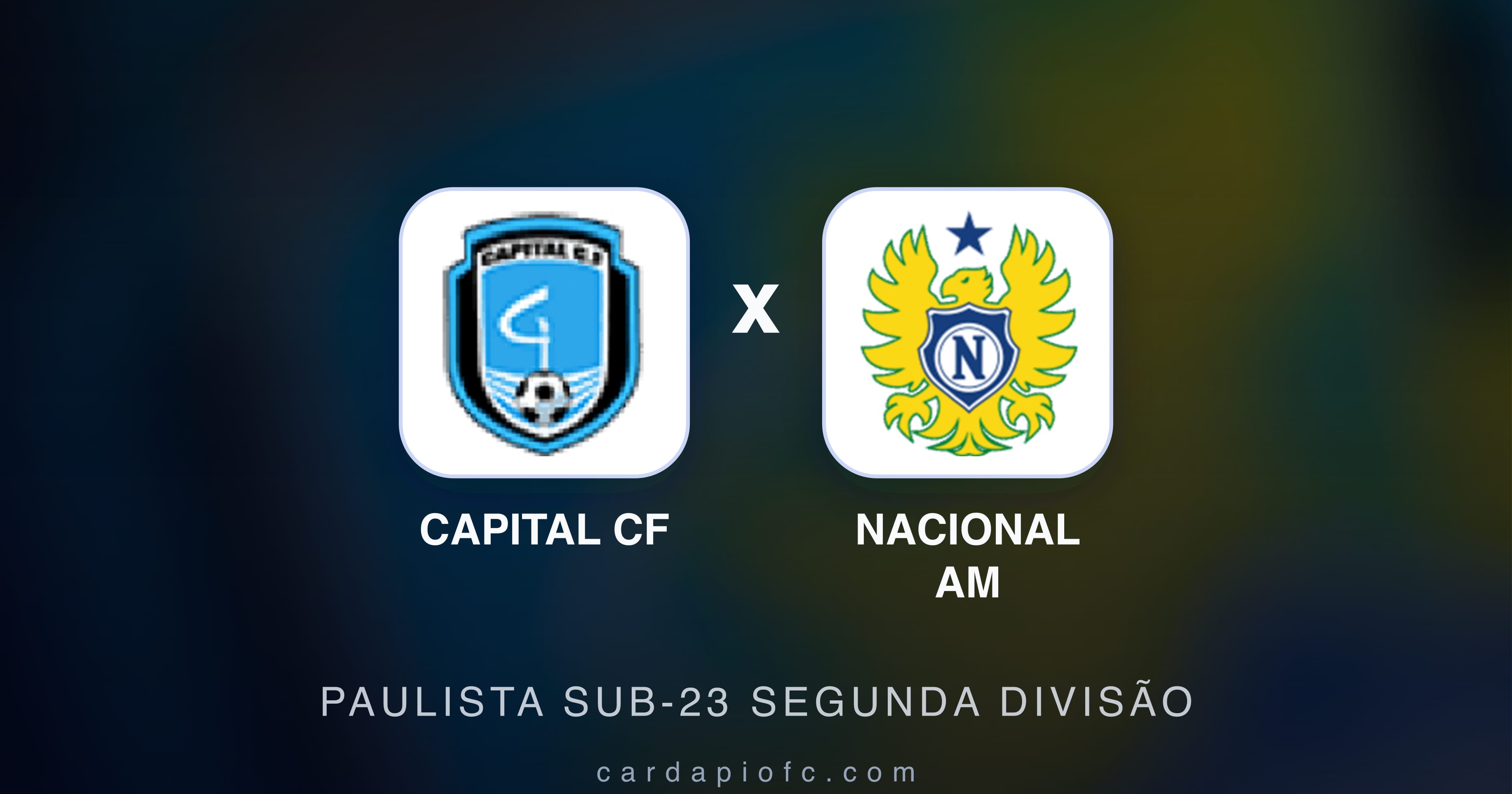 Preview image for Capital CF vs Nacional AM (Paulista Sub-23 Segunda Divisão)