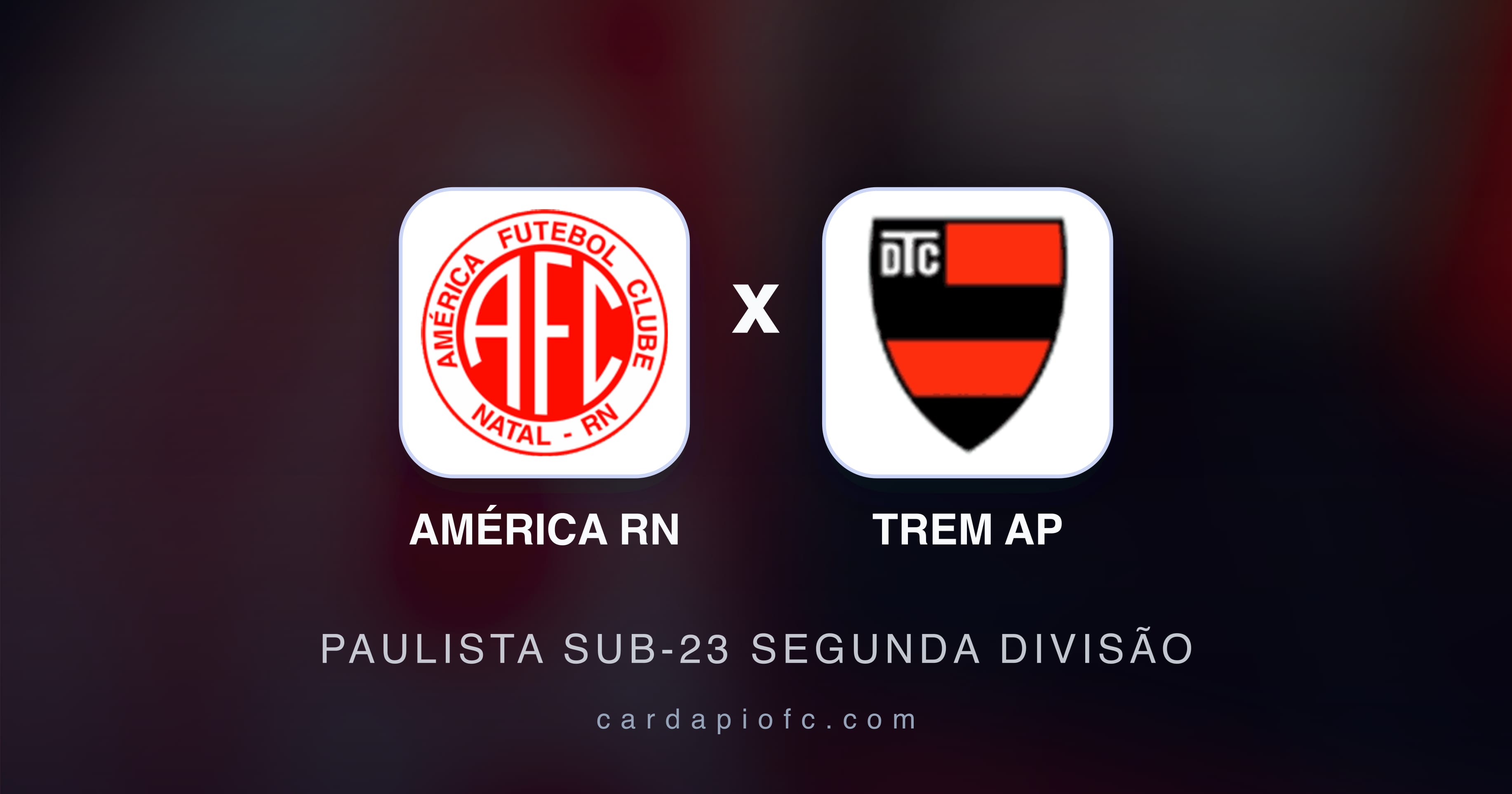 Preview image for América RN vs Trem AP (Paulista Sub-23 Segunda Divisão)