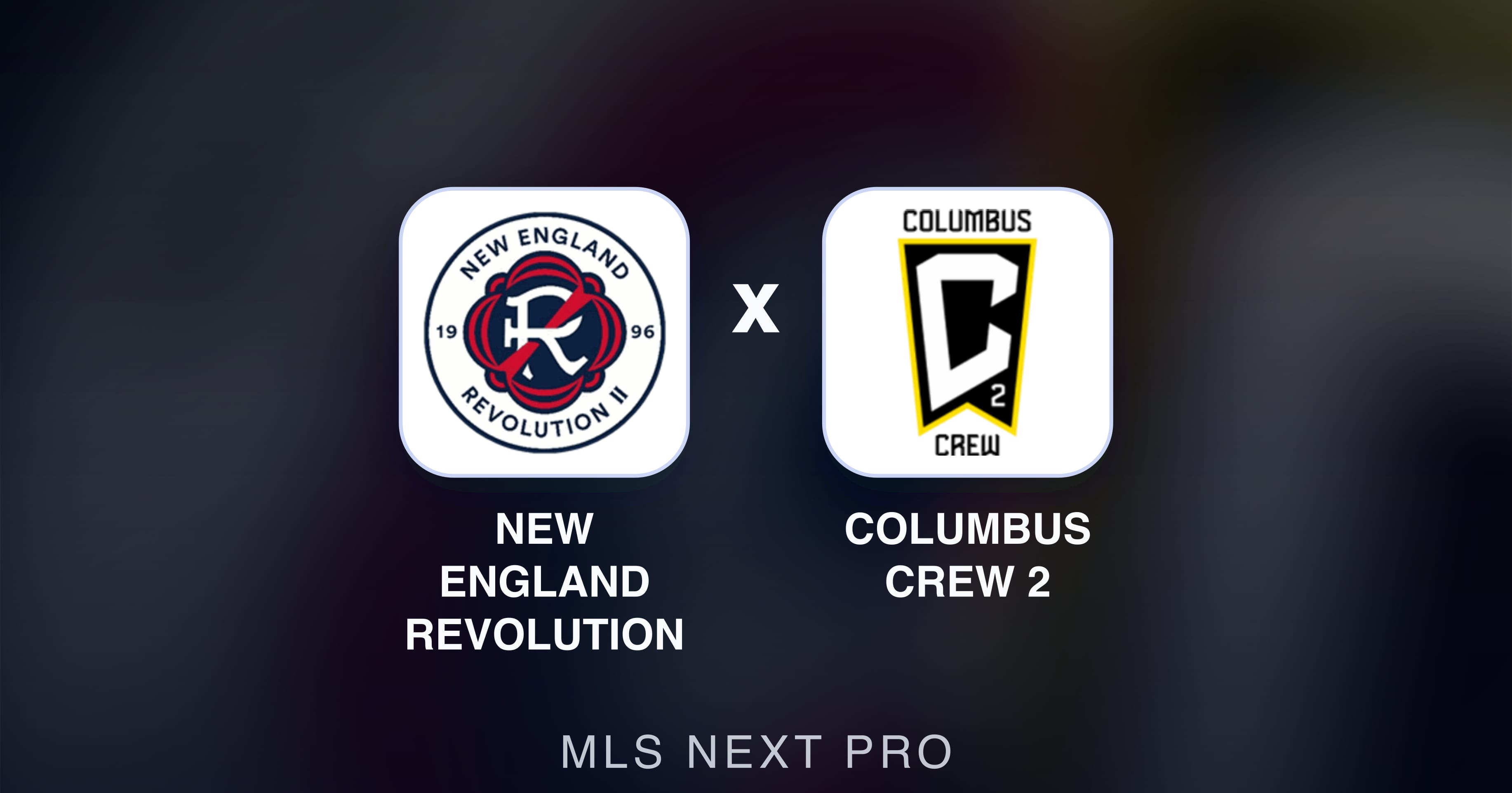 Preview image for New England Revolution II vs Columbus Crew 2 (MLS Next Pro)