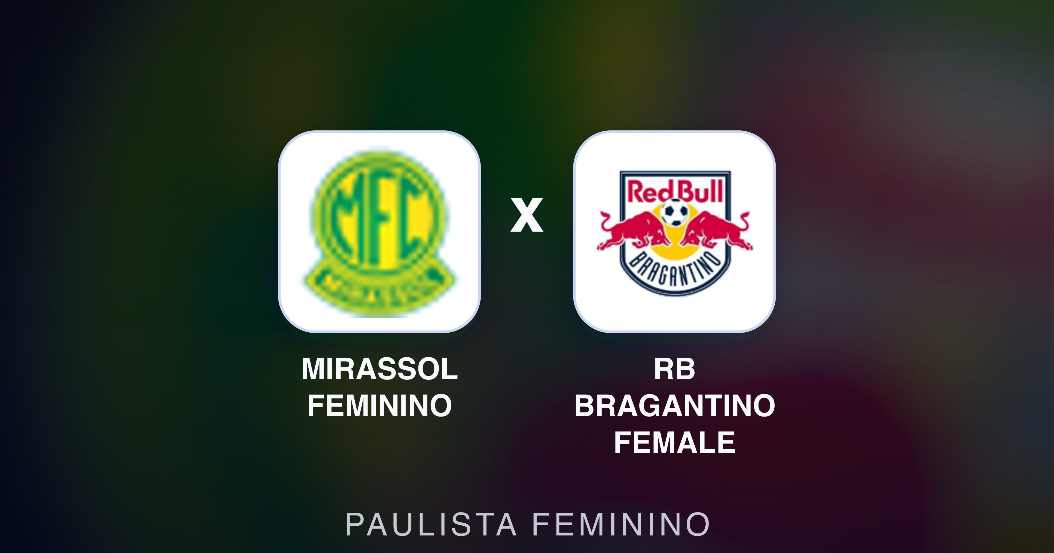 Preview image for Mirassol Feminino vs RB Bragantino Female (Paulista Feminino)