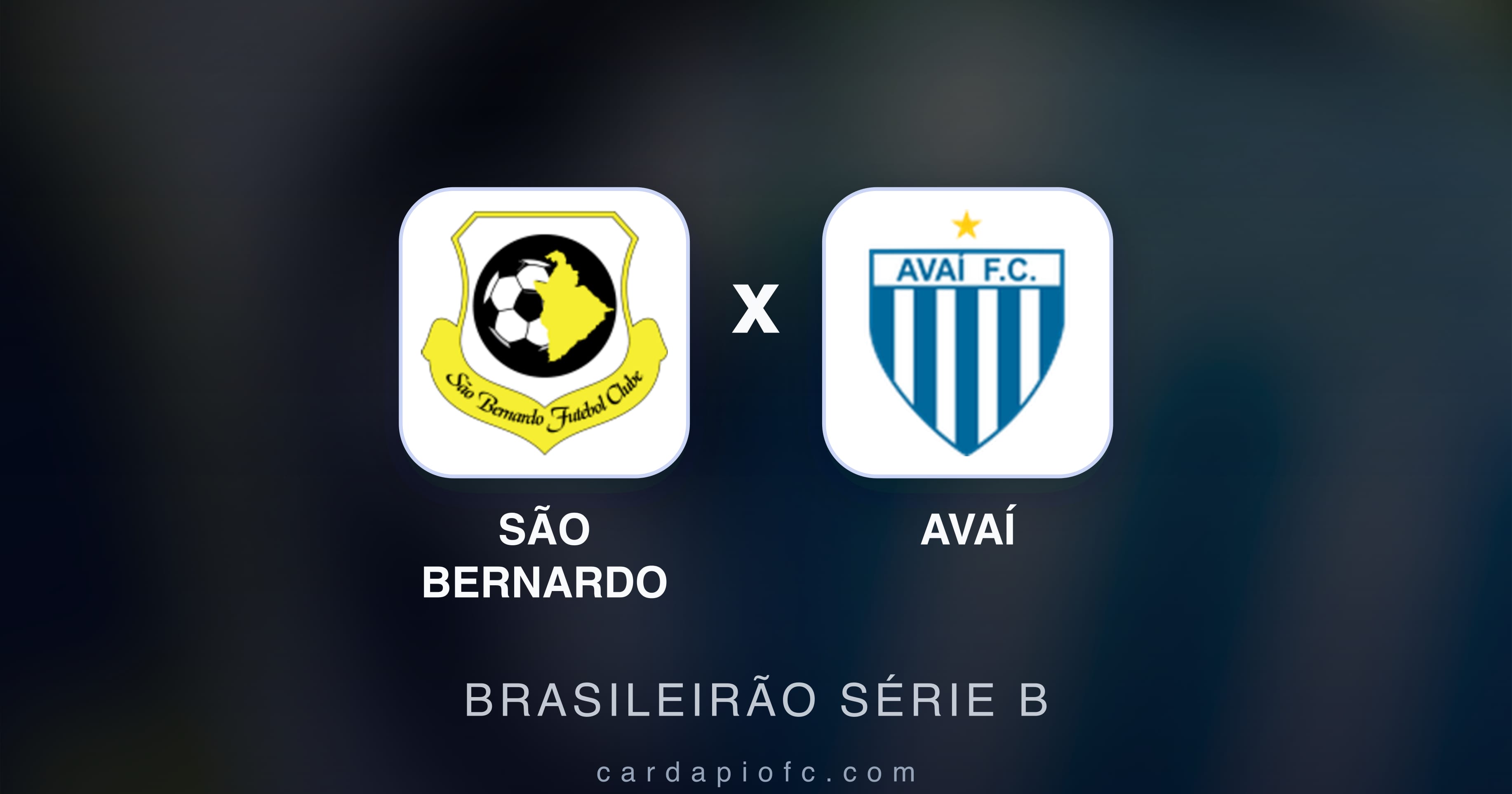 Preview image for São Bernardo vs Avaí (Brasileirão Série B)