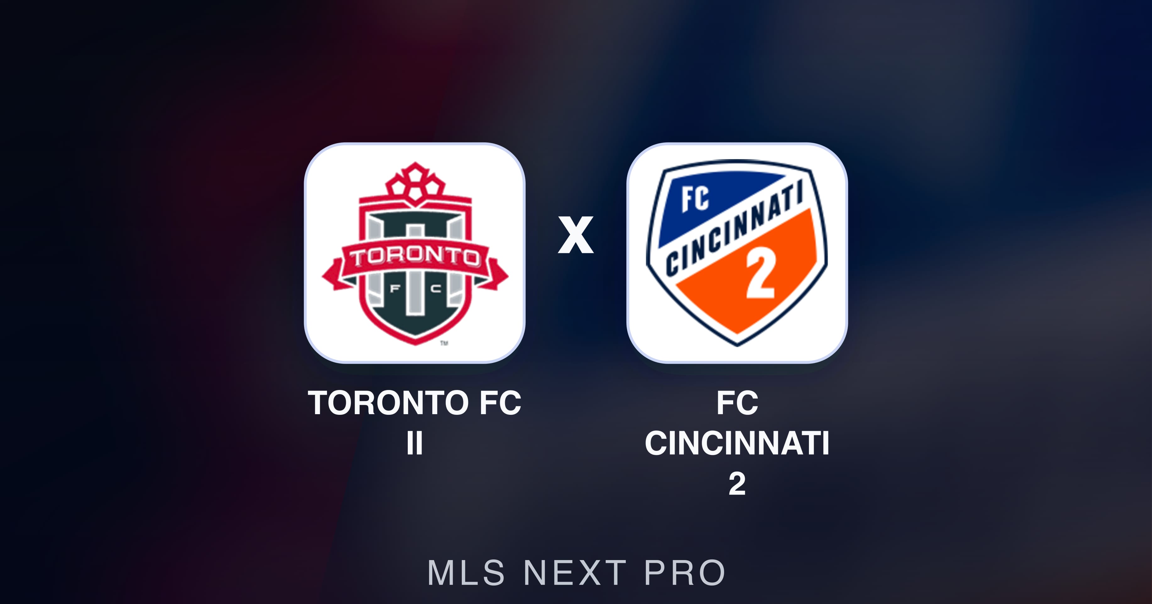 Preview image for Toronto FC II vs FC Cincinnati 2 (MLS Next Pro)