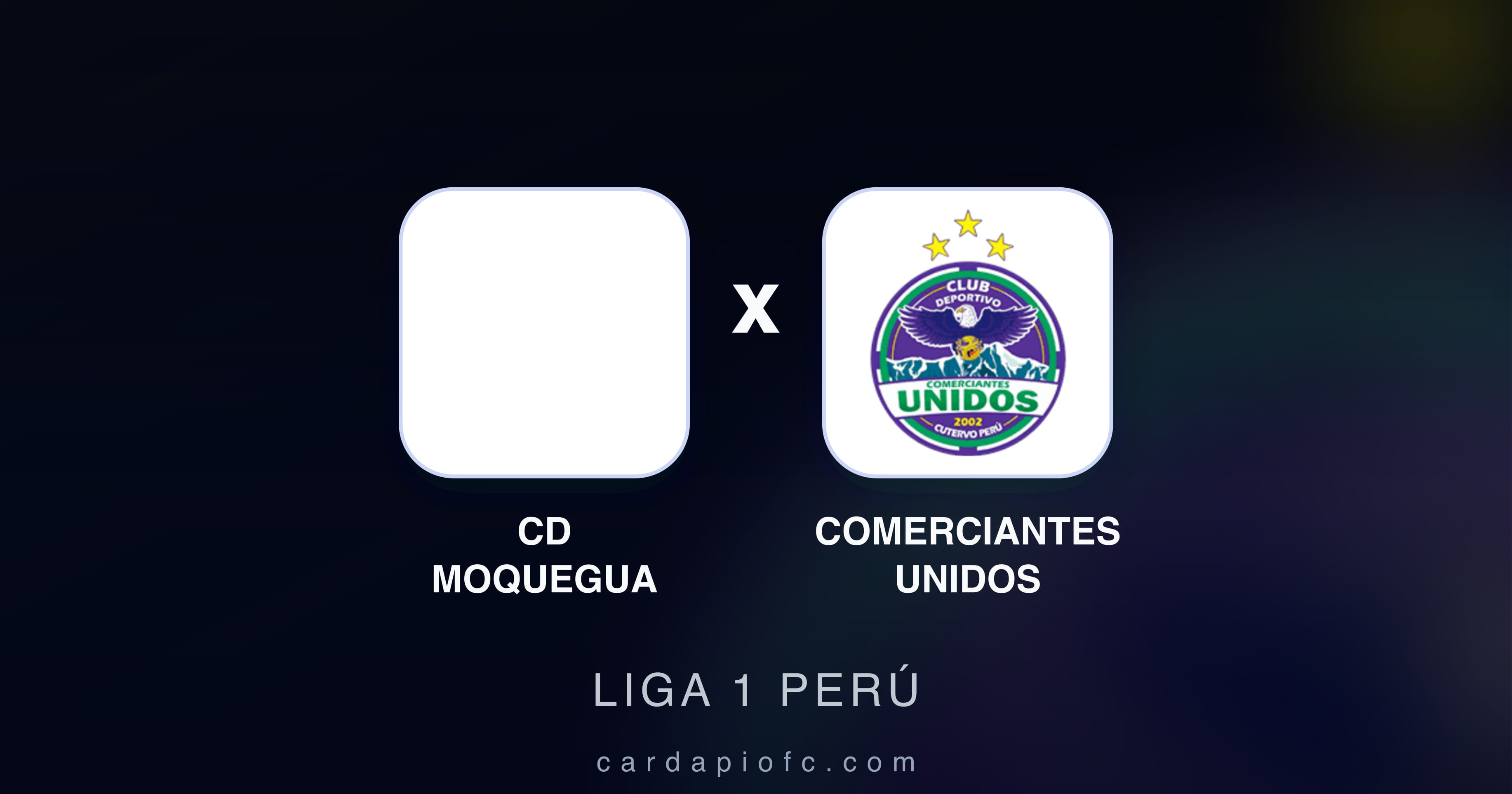 Preview image for CD Moquegua vs Comerciantes Unidos (Liga 1 Perú)
