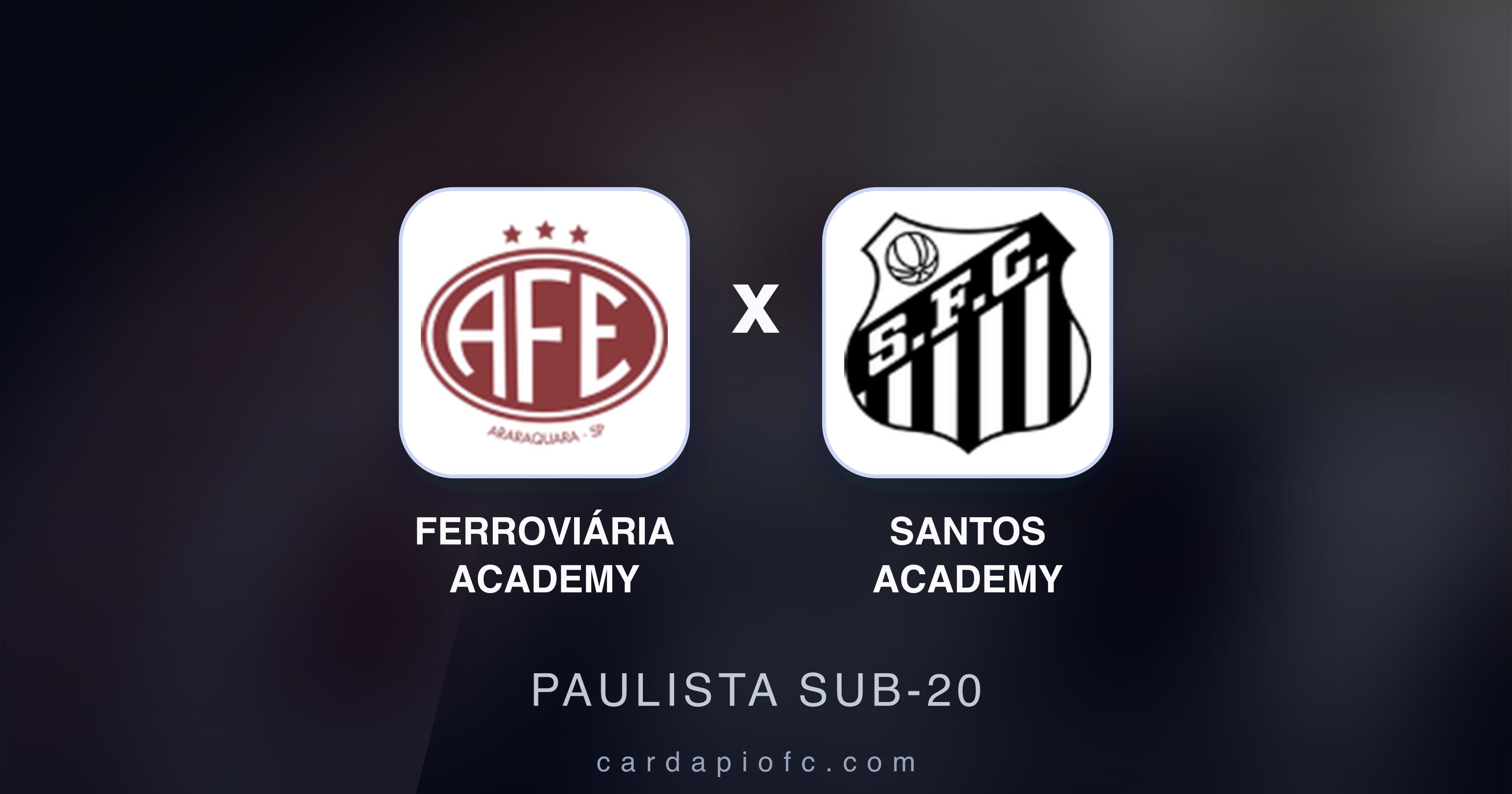 Preview image for Ferroviária Academy vs Santos Academy (Paulista Sub-20)