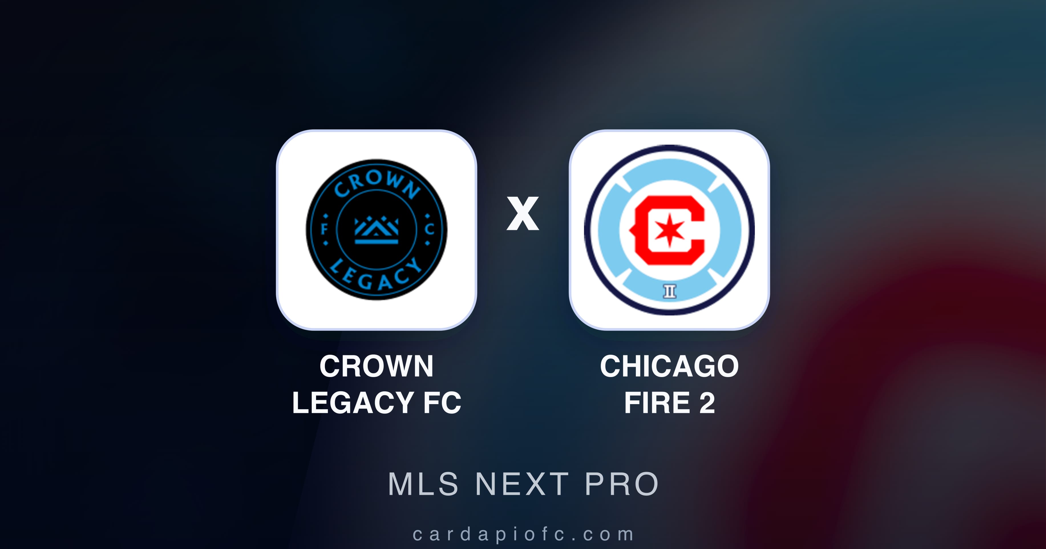 Preview image for Crown Legacy FC vs Chicago Fire 2 (MLS Next Pro)
