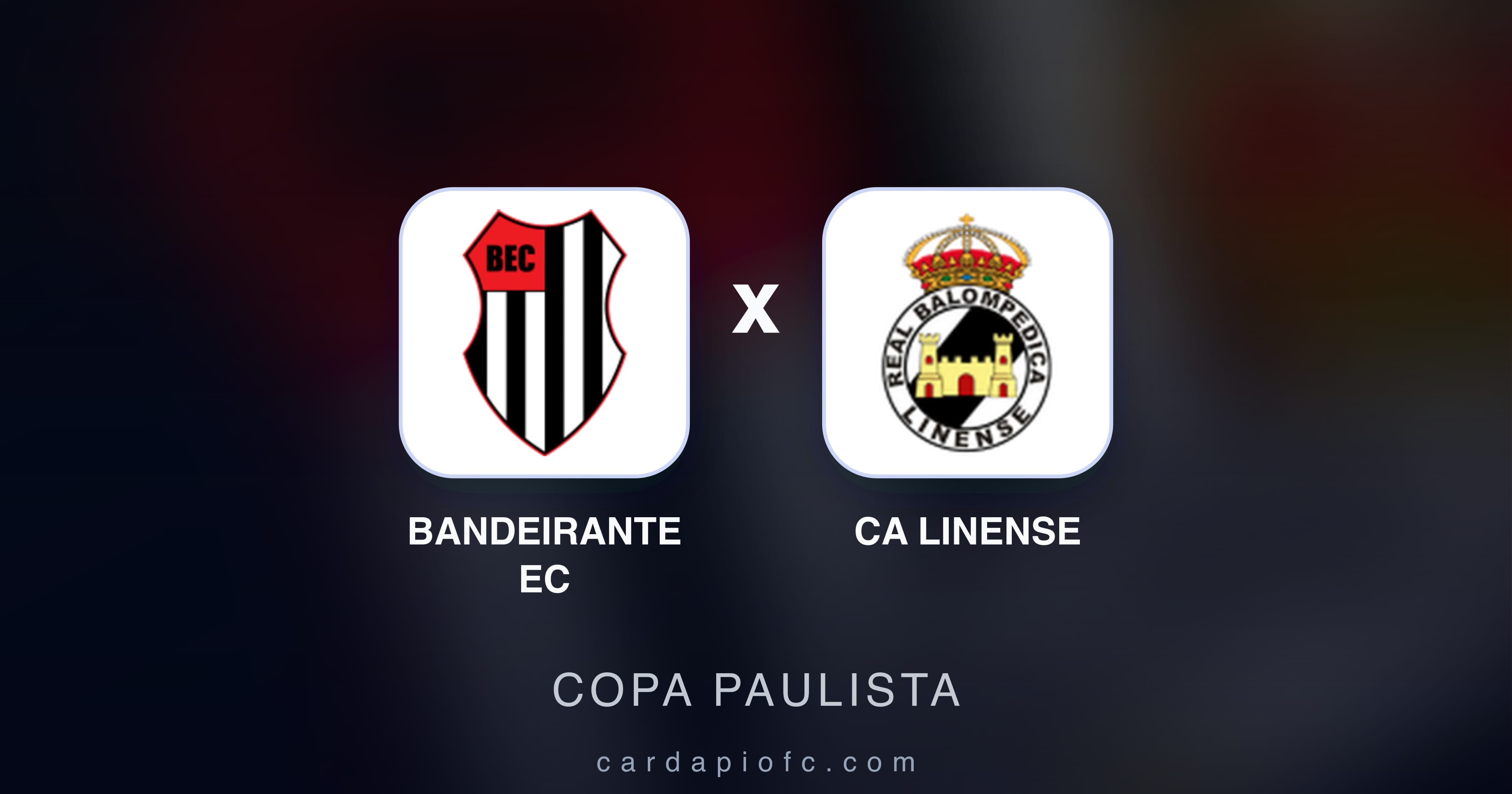 Preview image for Bandeirante EC vs CA Linense (Copa Paulista)