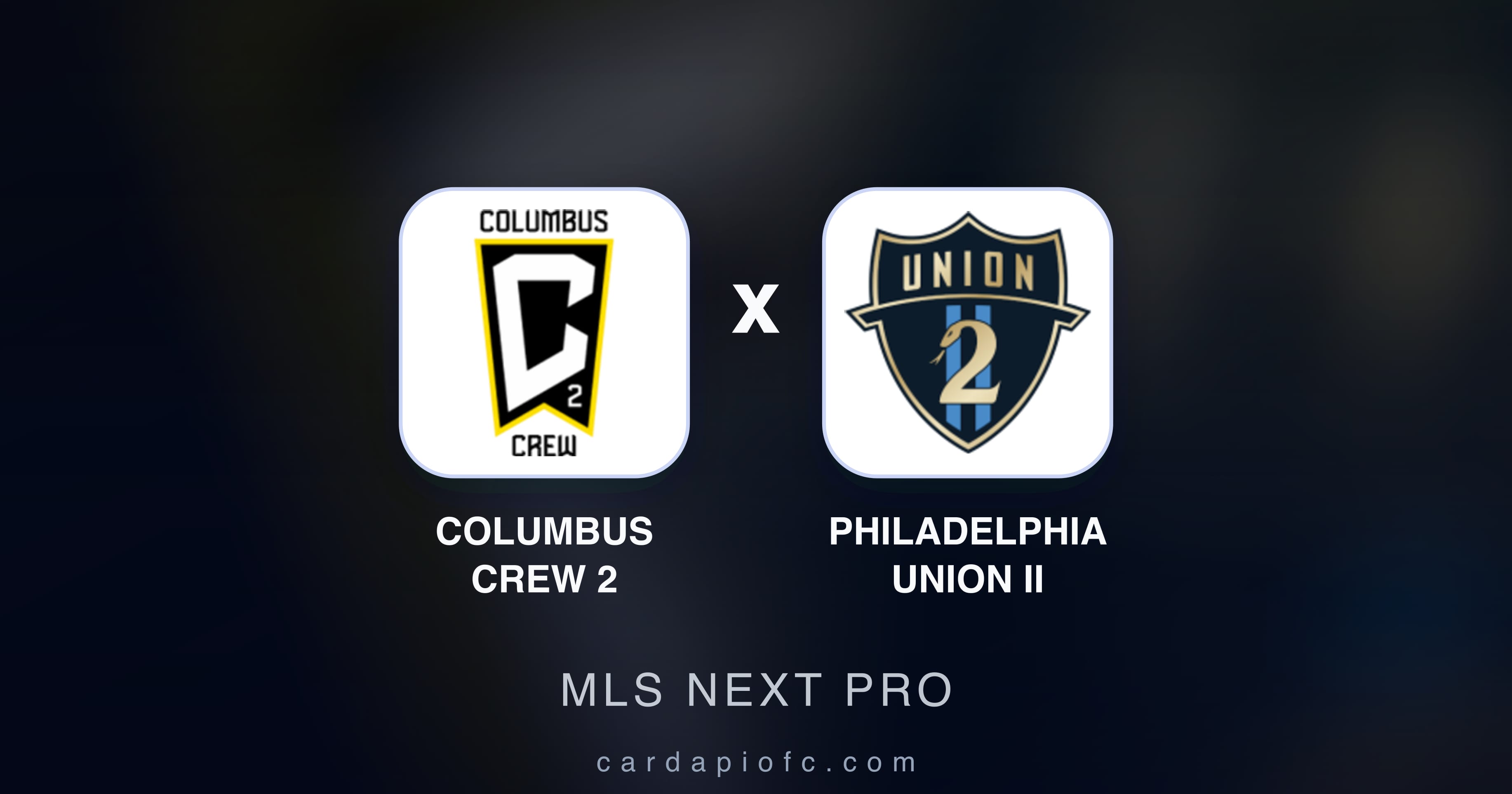 Preview image for Columbus Crew 2 vs Philadelphia Union II (MLS Next Pro)