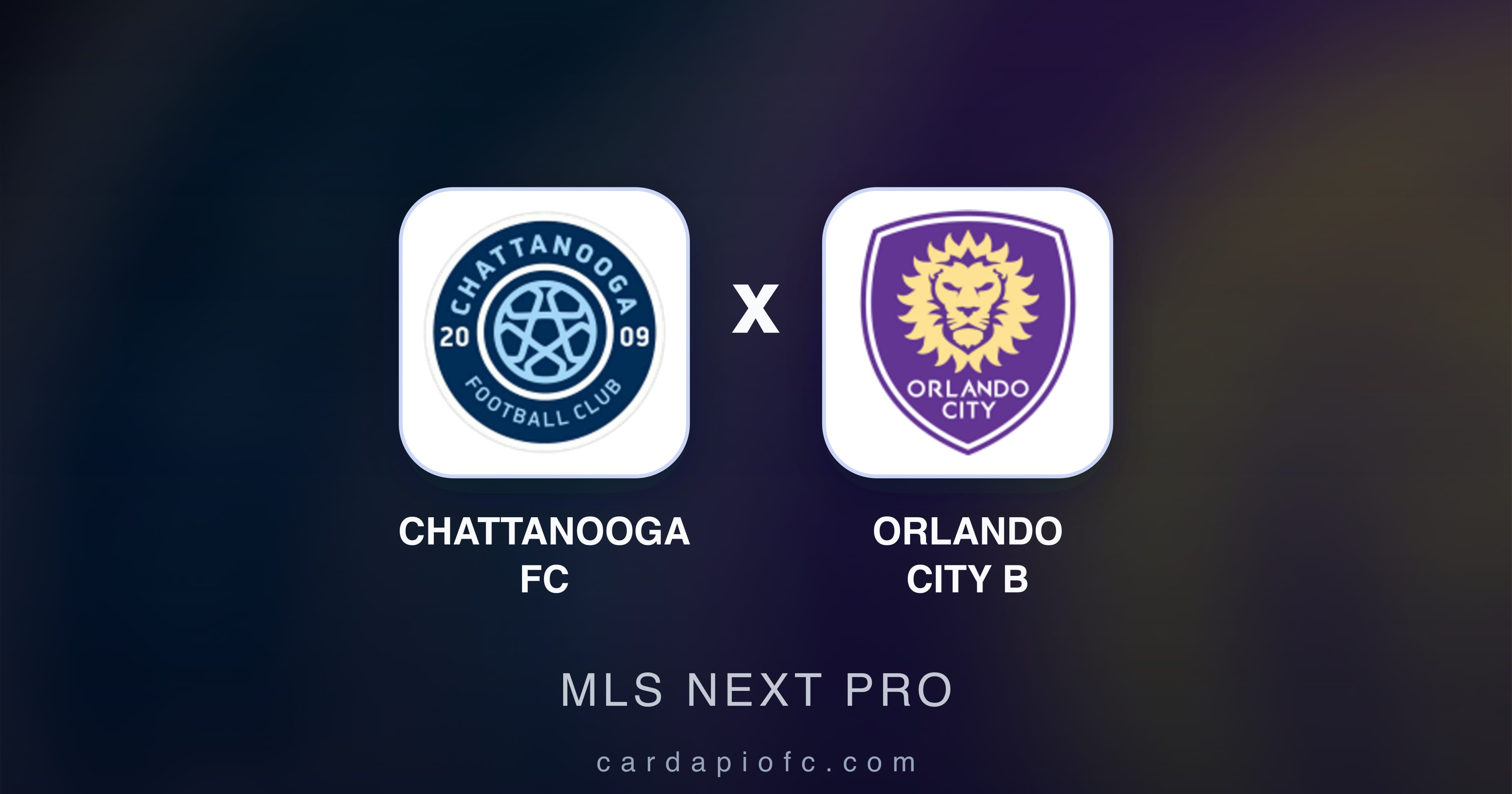 Preview image for Chattanooga FC vs Orlando City B (MLS Next Pro)