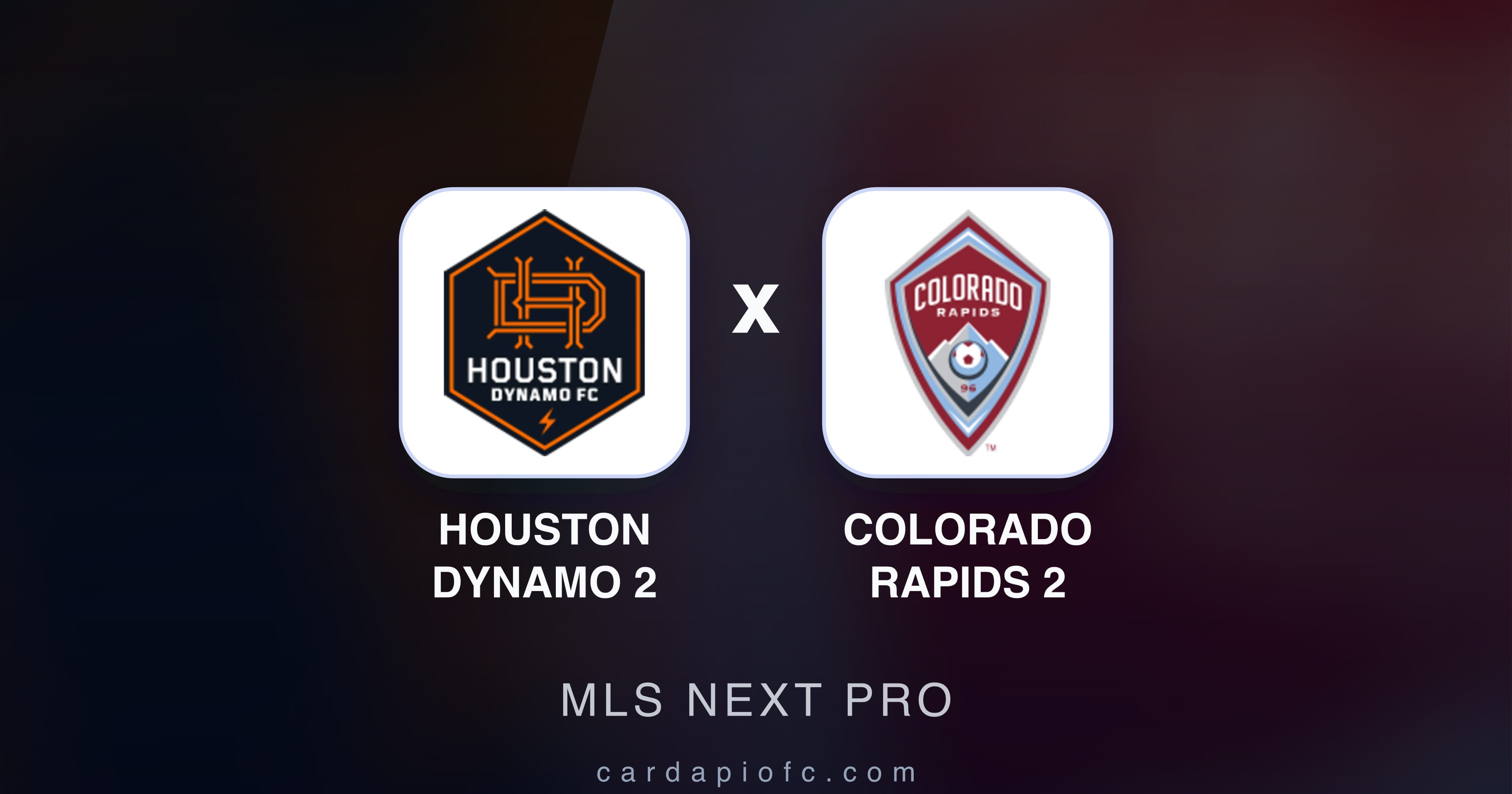 Preview image for Houston Dynamo 2 vs Colorado Rapids 2 (MLS Next Pro)