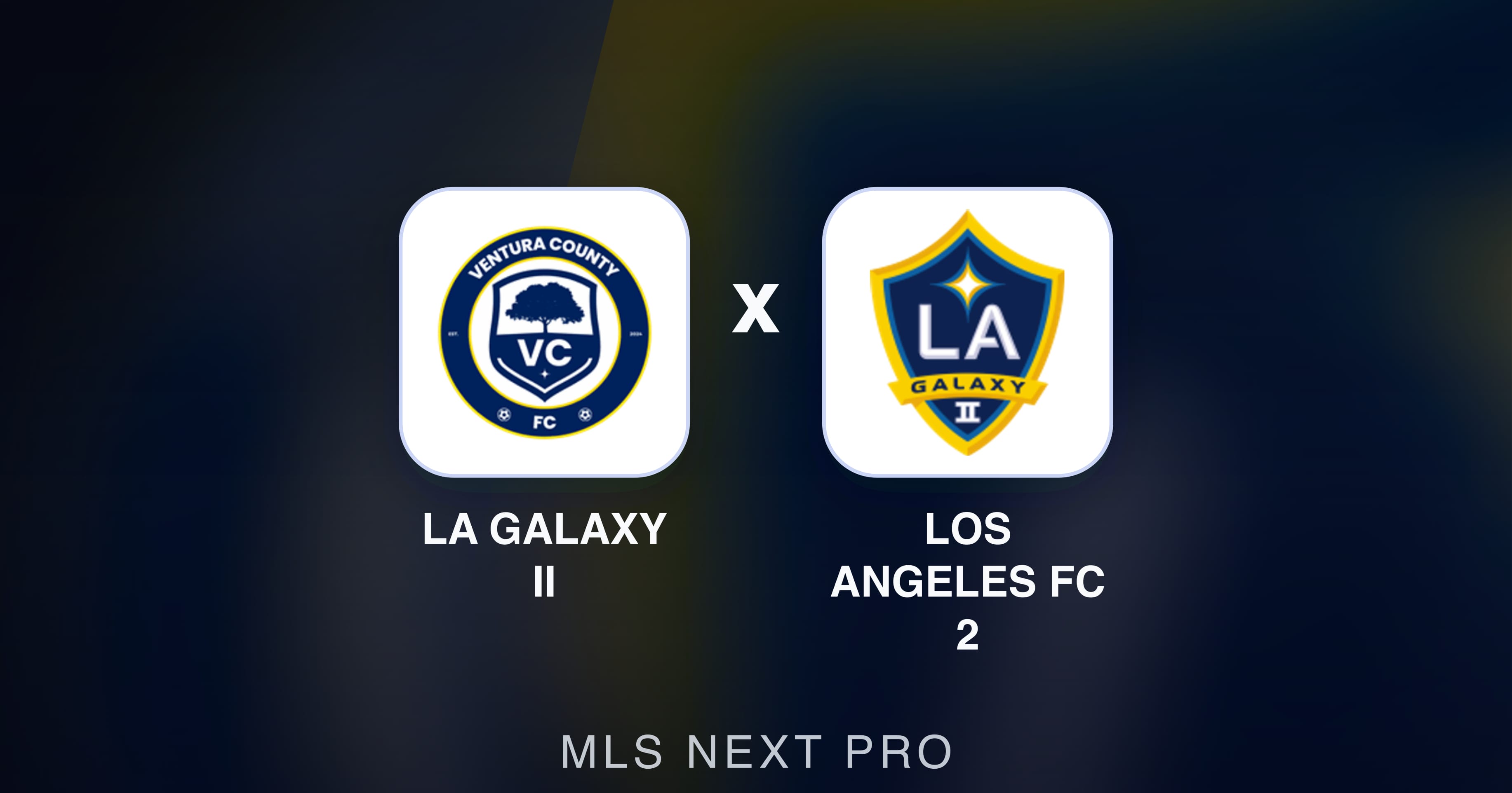 Preview image for LA Galaxy II vs Los Angeles FC 2 (MLS Next Pro)
