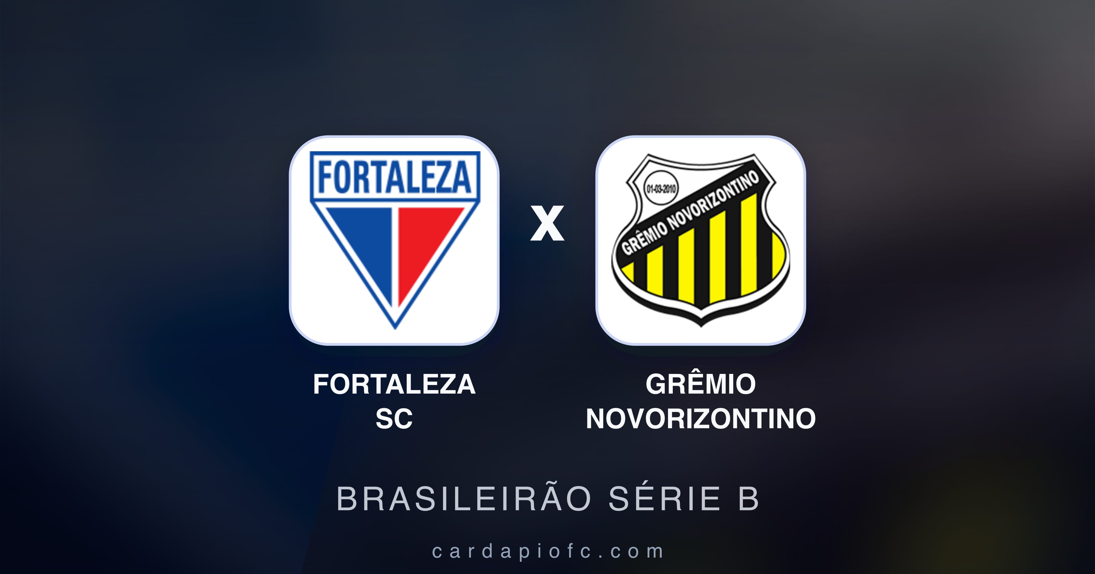 Preview image for Fortaleza SC vs Grêmio Novorizontino (Brasileirão Série B)