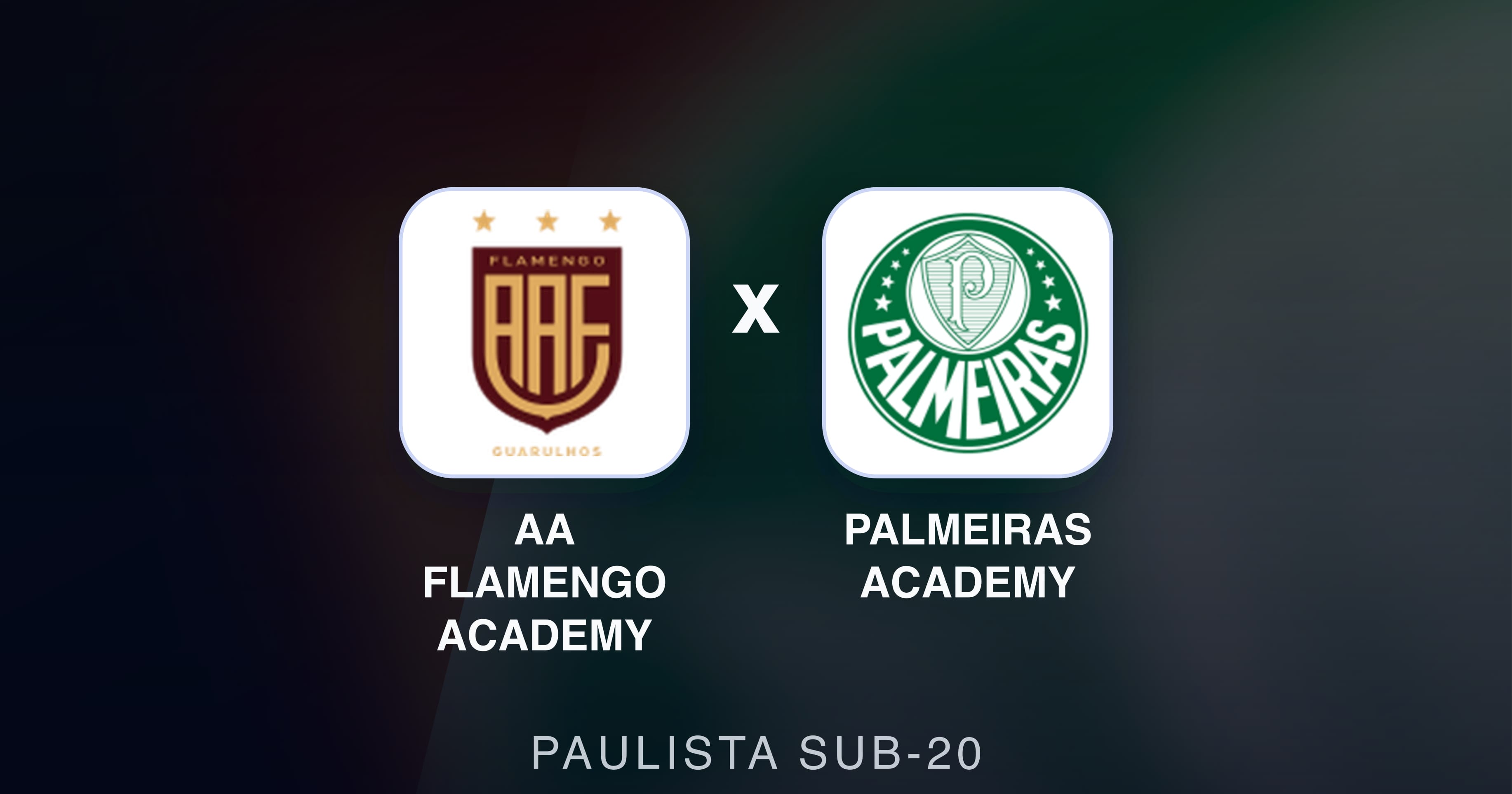 Preview image for AA Flamengo Academy vs Palmeiras Academy (Paulista Sub-20)