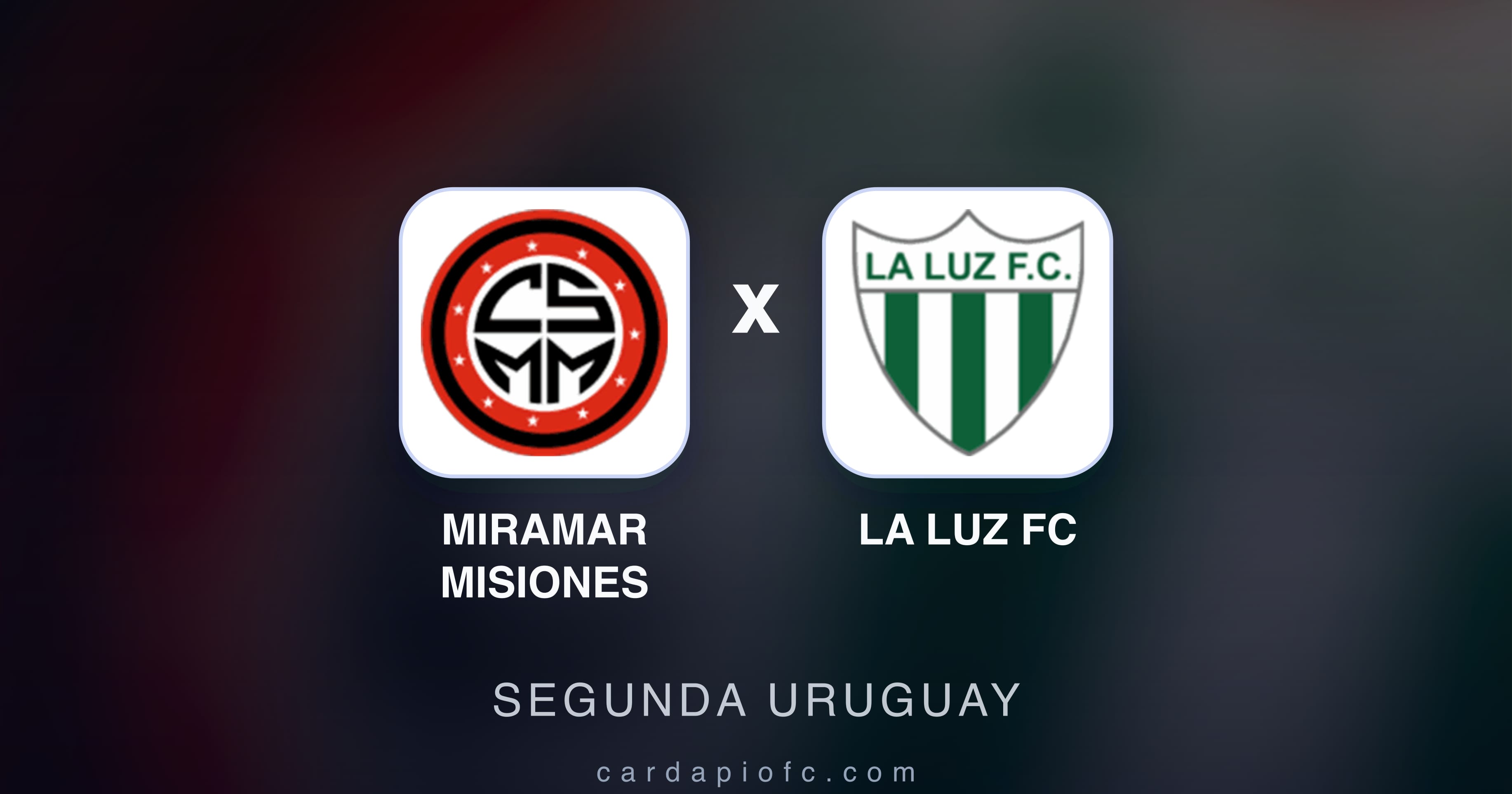 Preview image for Miramar Misiones vs La Luz FC (Segunda Uruguay)