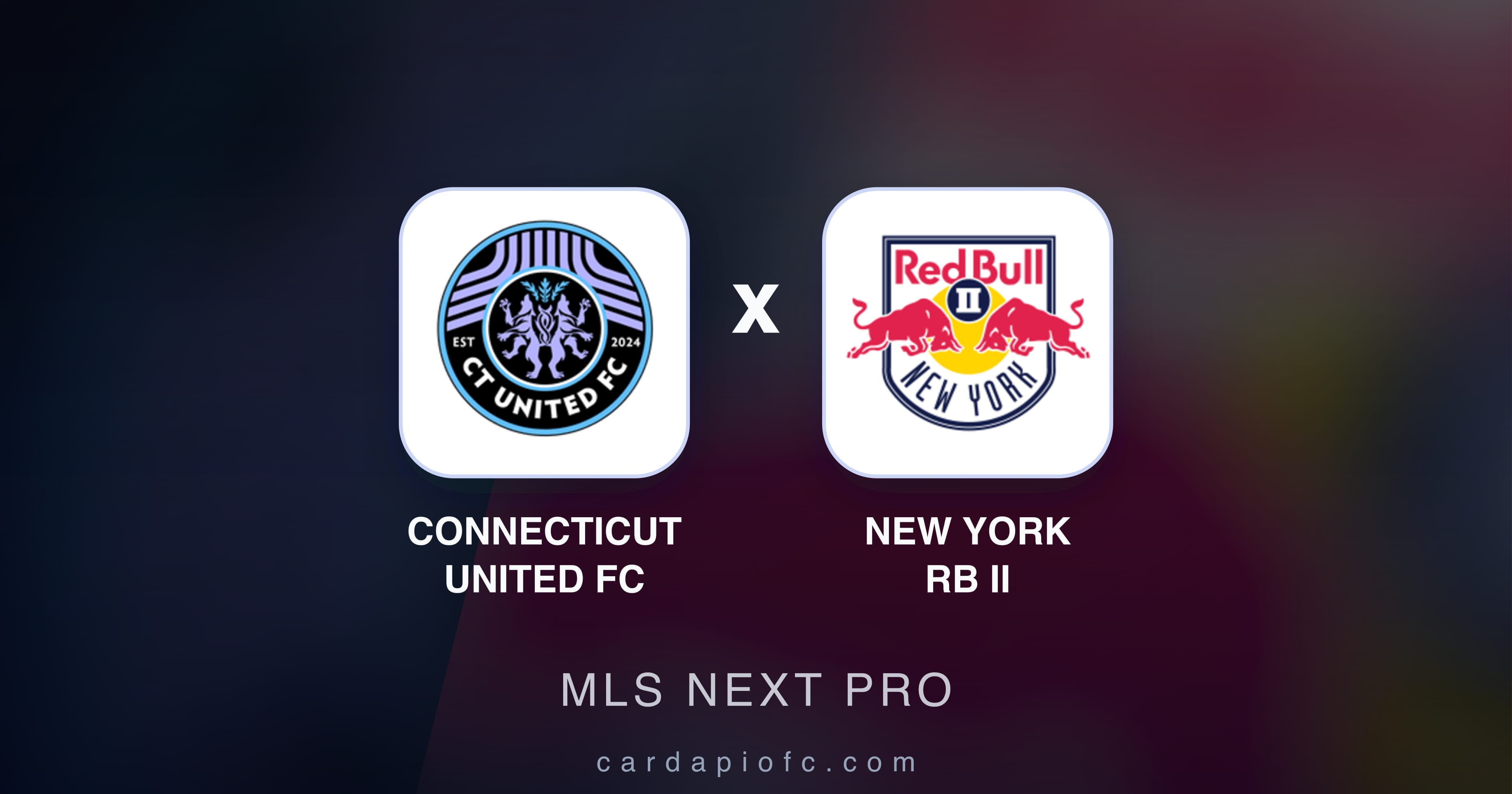 Preview image for Connecticut United FC vs New York RB II (MLS Next Pro)