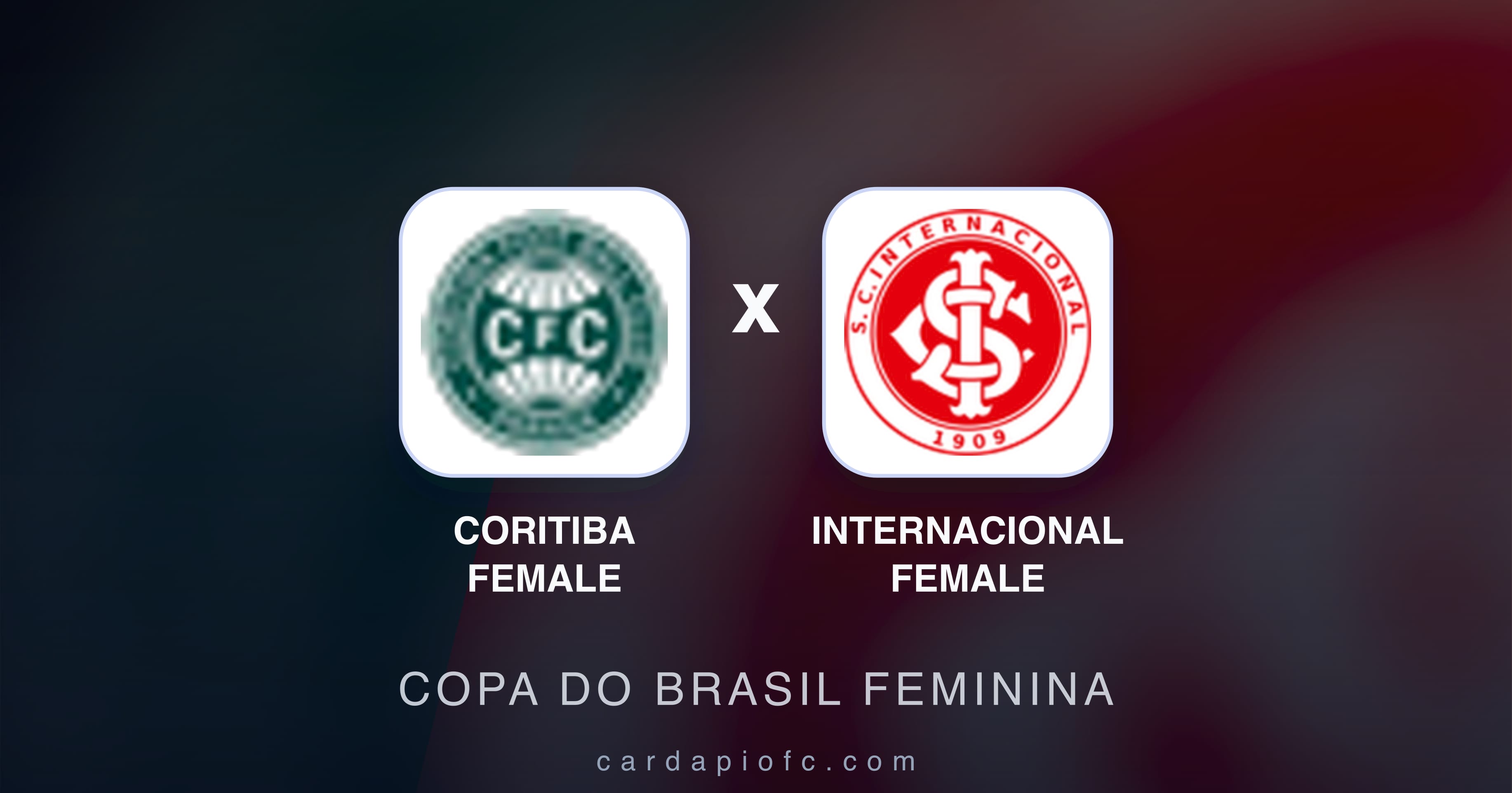 Preview image for Coritiba Female vs internacional Female (Copa do Brasil Feminina)