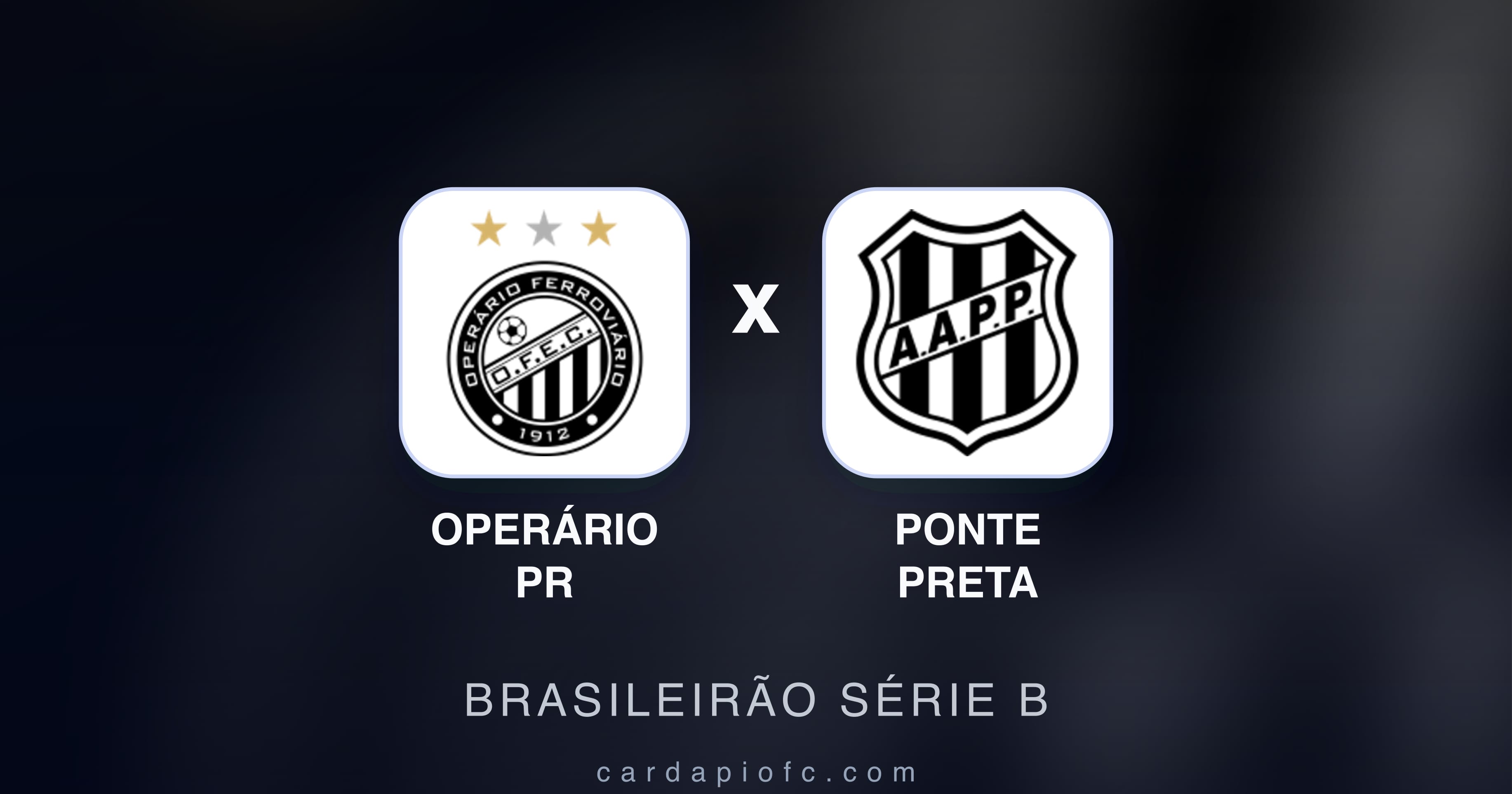 Preview image for Operário PR vs Ponte Preta (Brasileirão Série B)