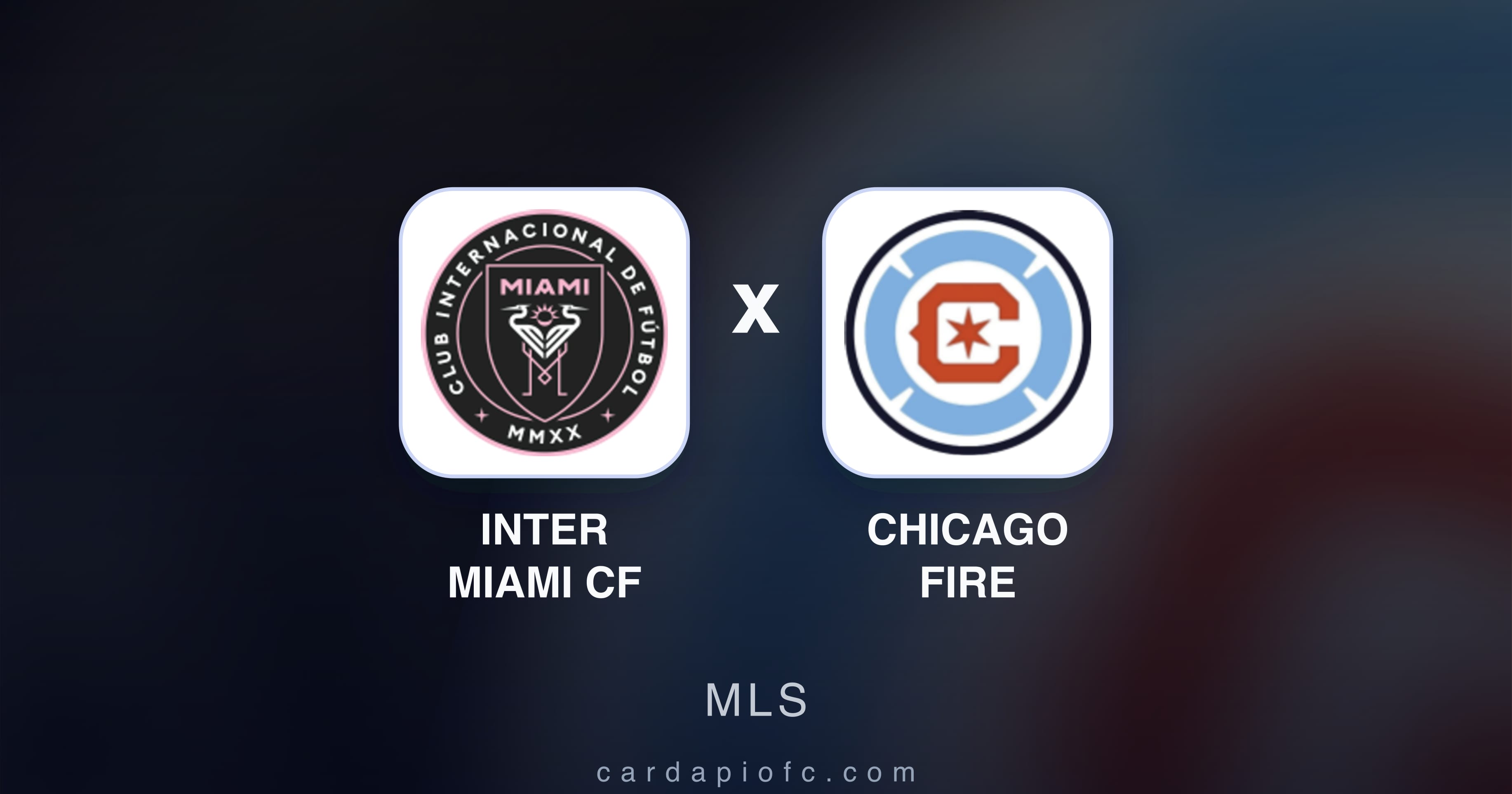 Preview image for Inter Miami CF vs Chicago Fire (MLS)
