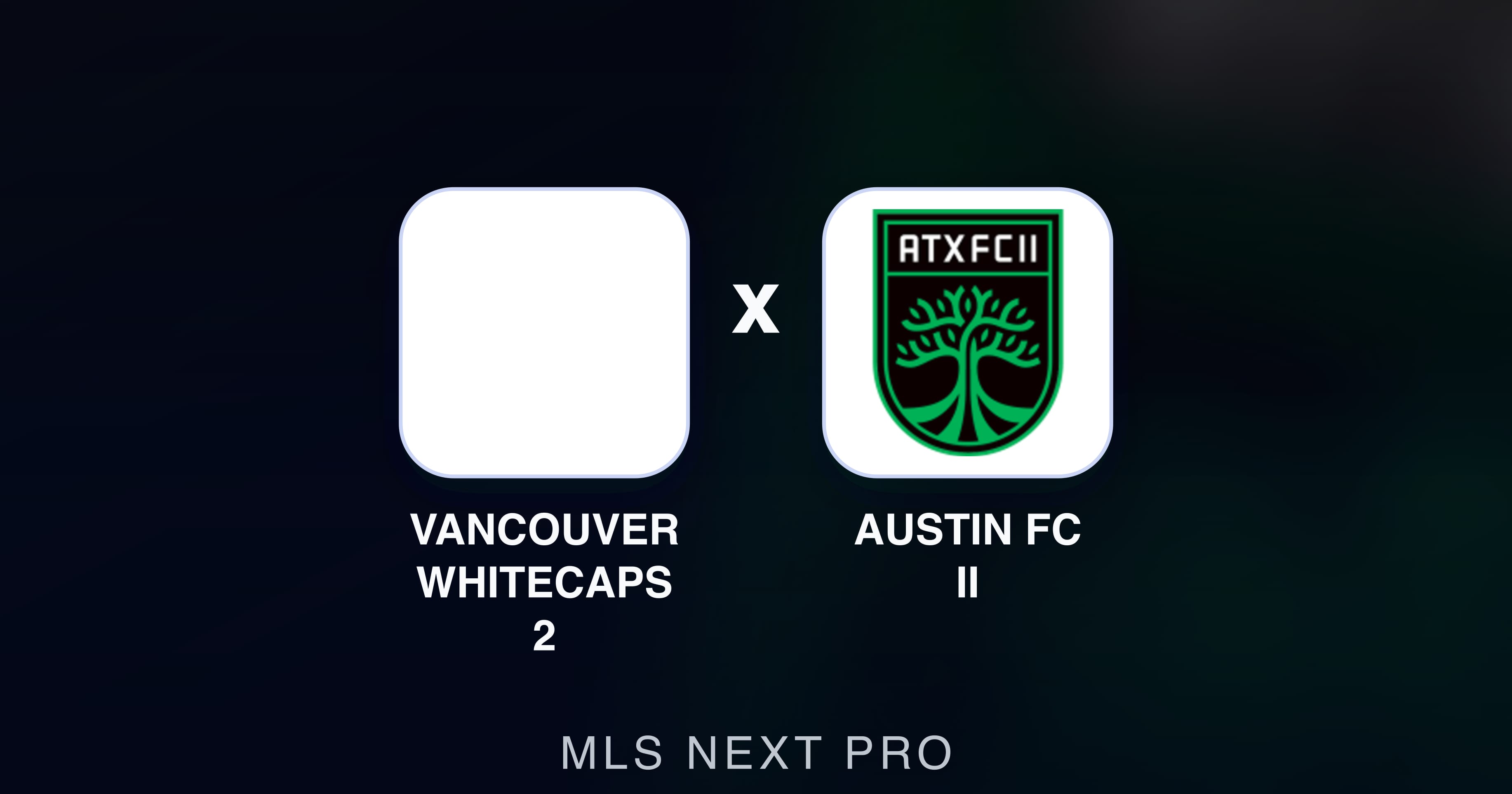 Preview image for Vancouver Whitecaps 2 vs Austin FC II (MLS Next Pro)