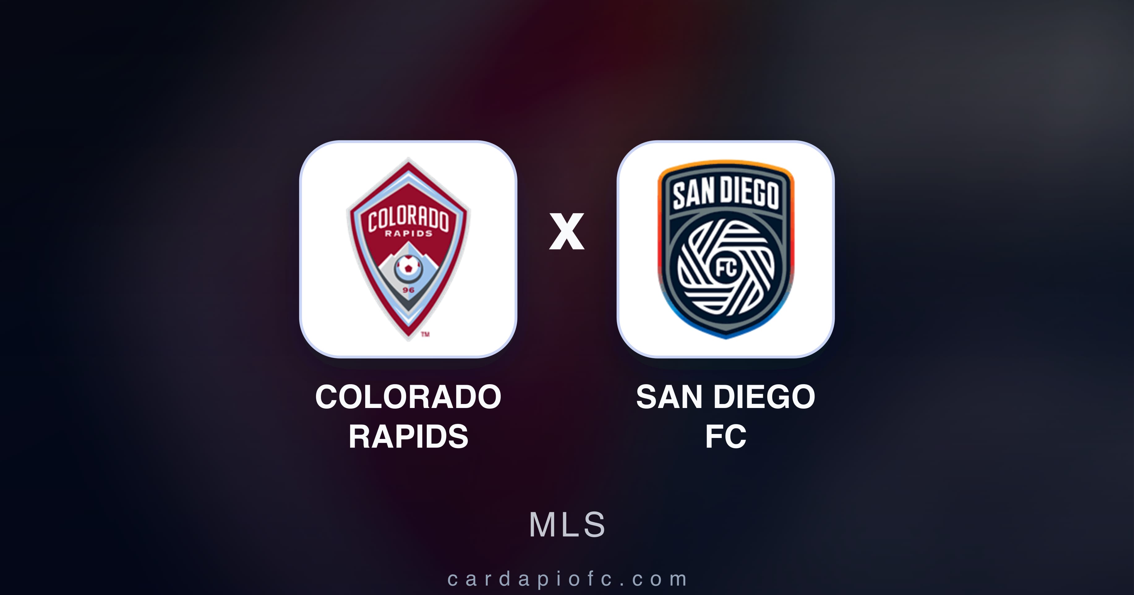 Preview image for Colorado Rapids vs San Diego FC (MLS)