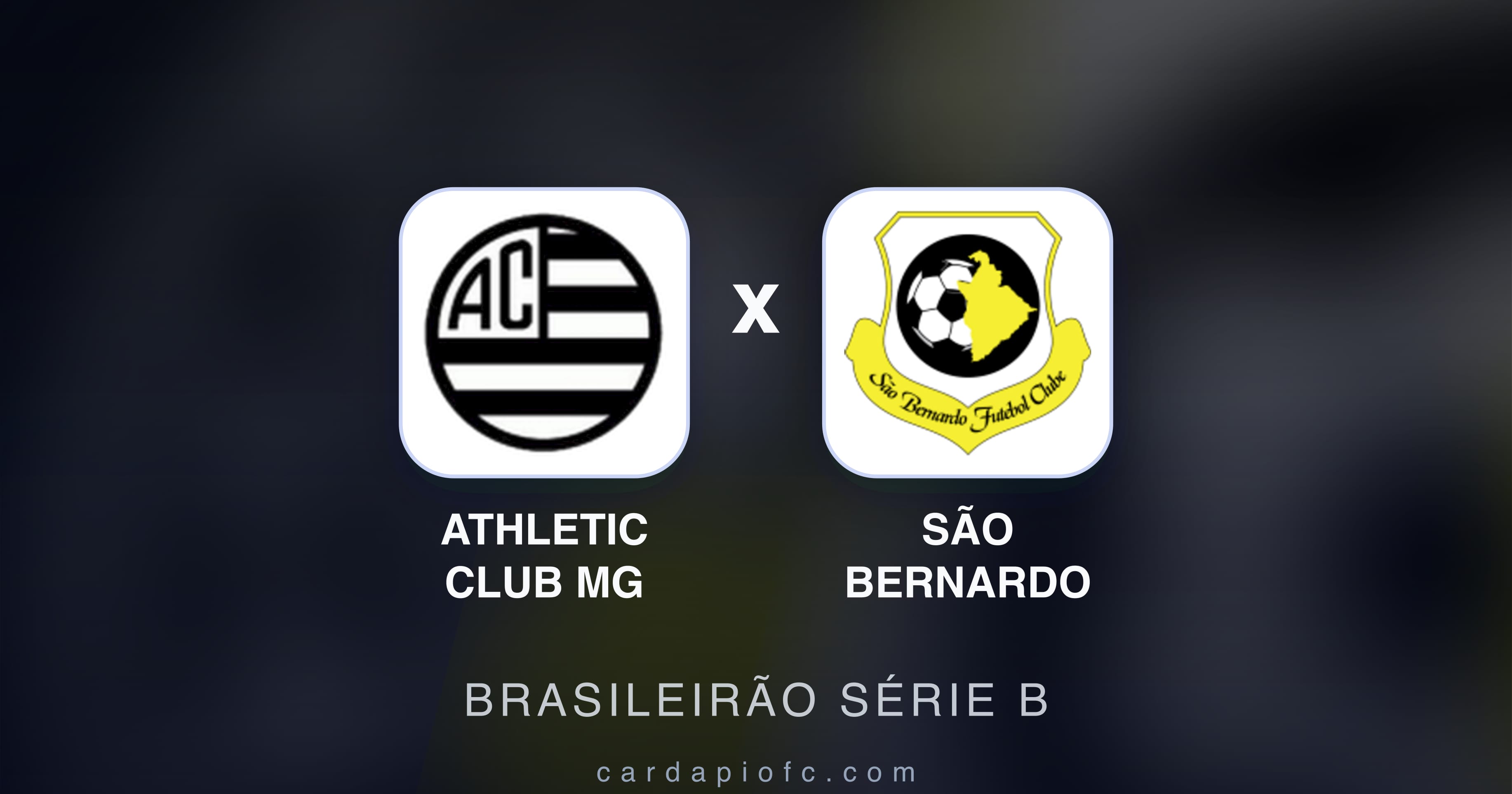 Preview image for Athletic Club MG vs São Bernardo (Brasileirão Série B)