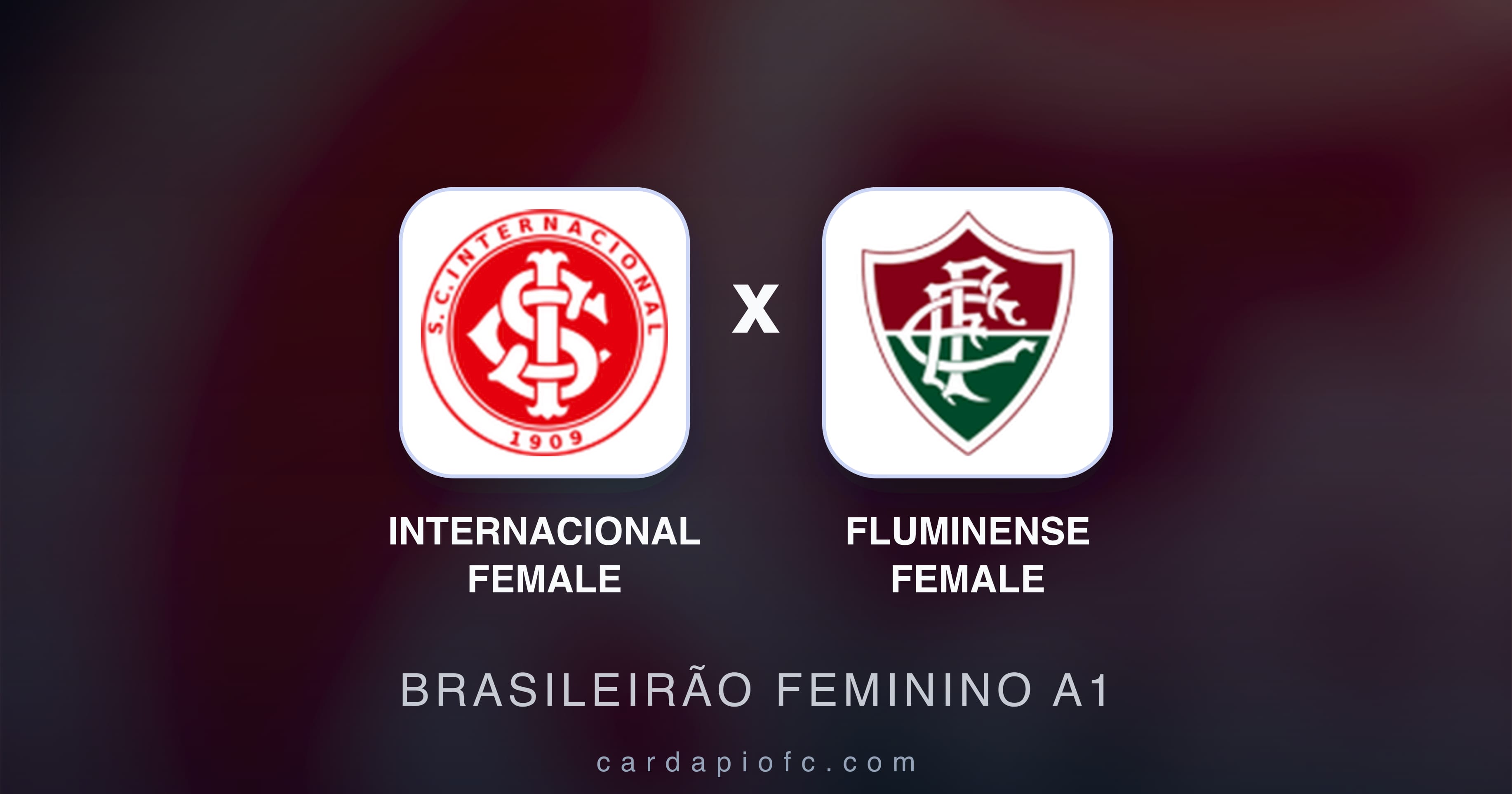Preview image for internacional Female vs Fluminense Female (Brasileirão Feminino A1)