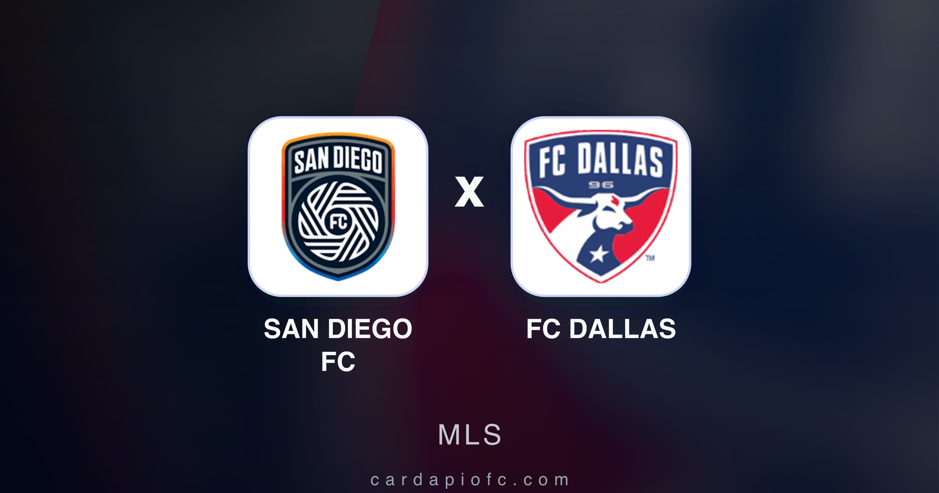 Preview image for San Diego FC vs FC Dallas (MLS)