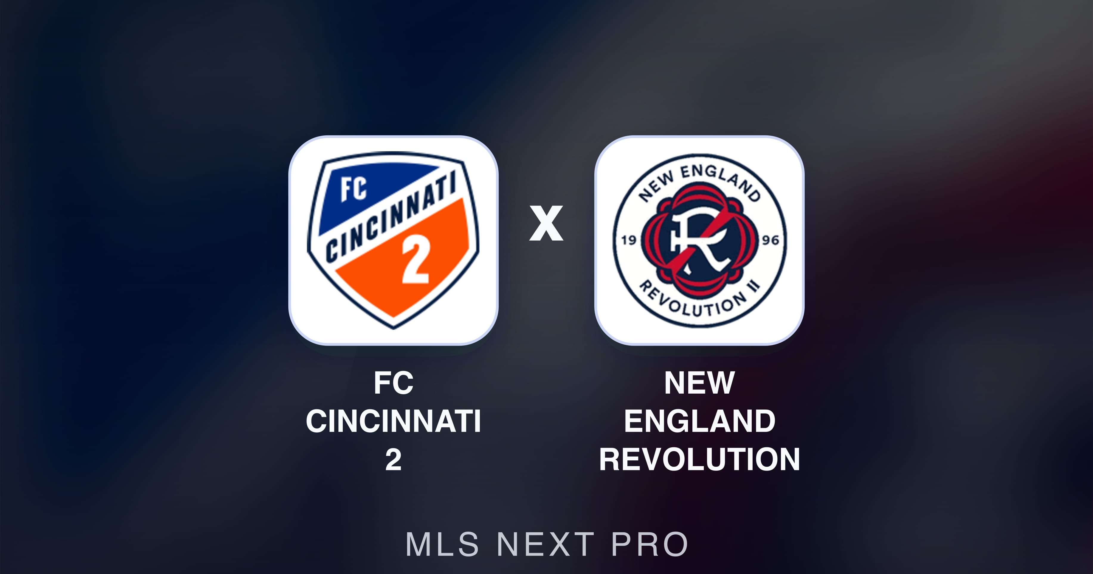 Preview image for FC Cincinnati 2 vs New England Revolution II (MLS Next Pro)