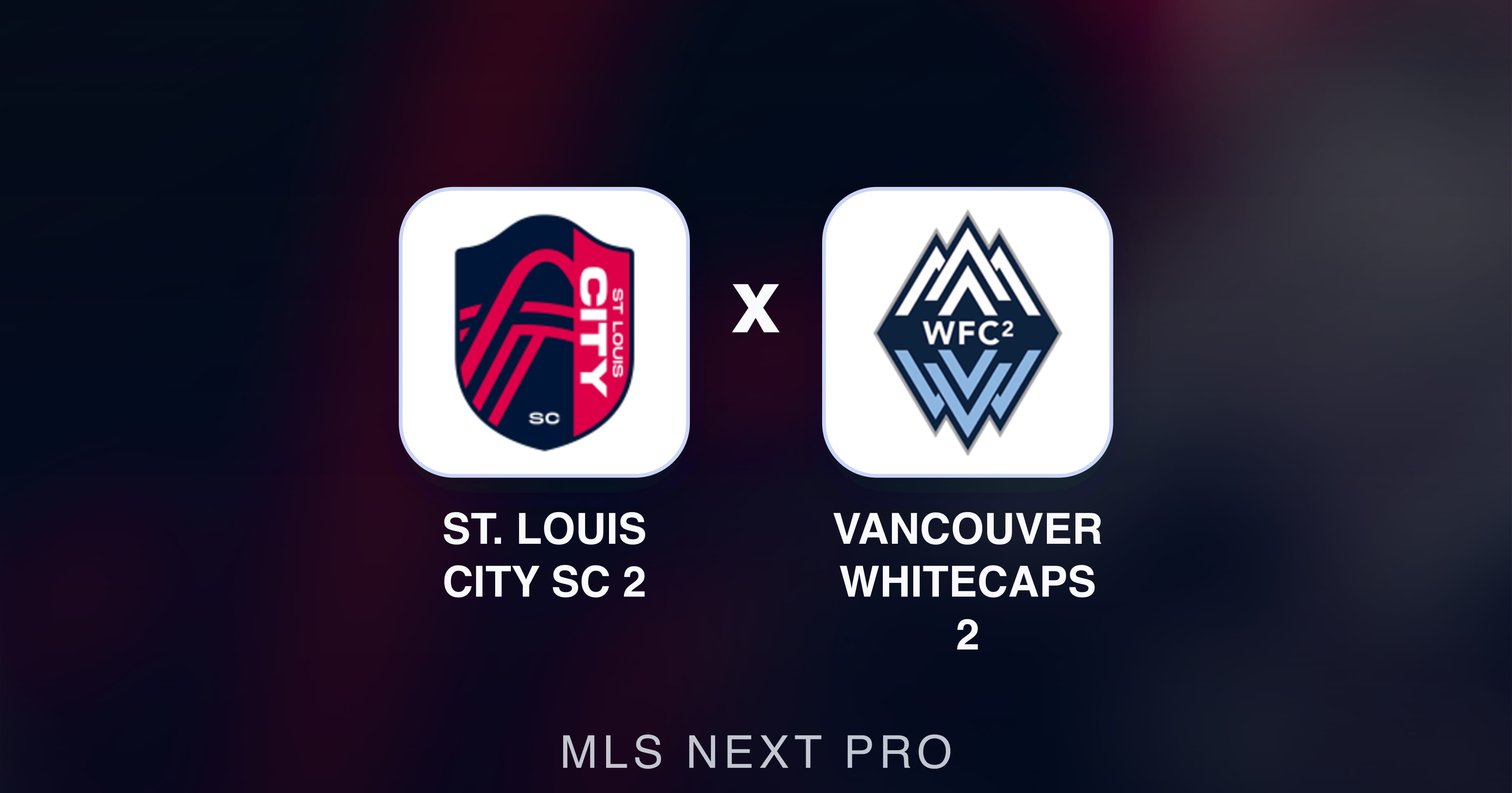 Preview image for St. Louis City SC 2 vs Vancouver Whitecaps 2 (MLS Next Pro)
