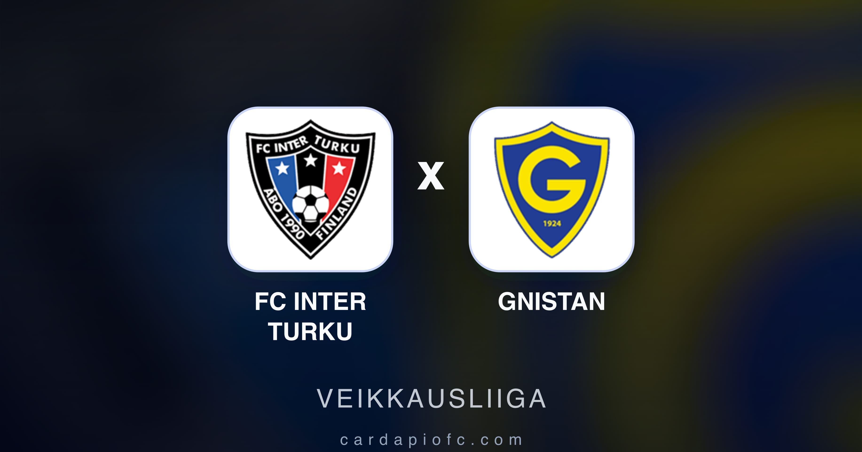 Preview image for FC Inter Turku vs Gnistan (Veikkausliiga)