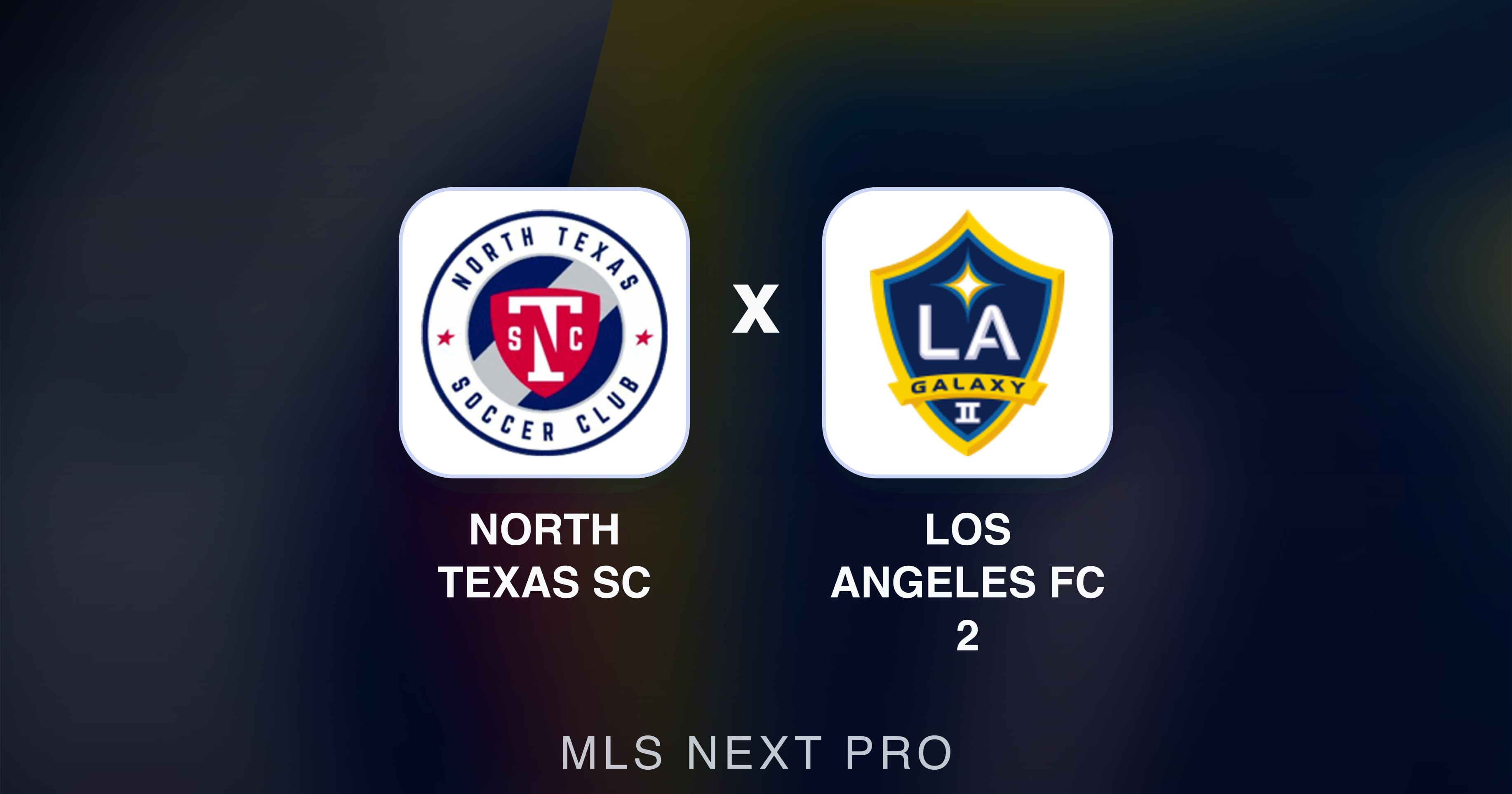 Preview image for North Texas SC vs Los Angeles FC 2 (MLS Next Pro)