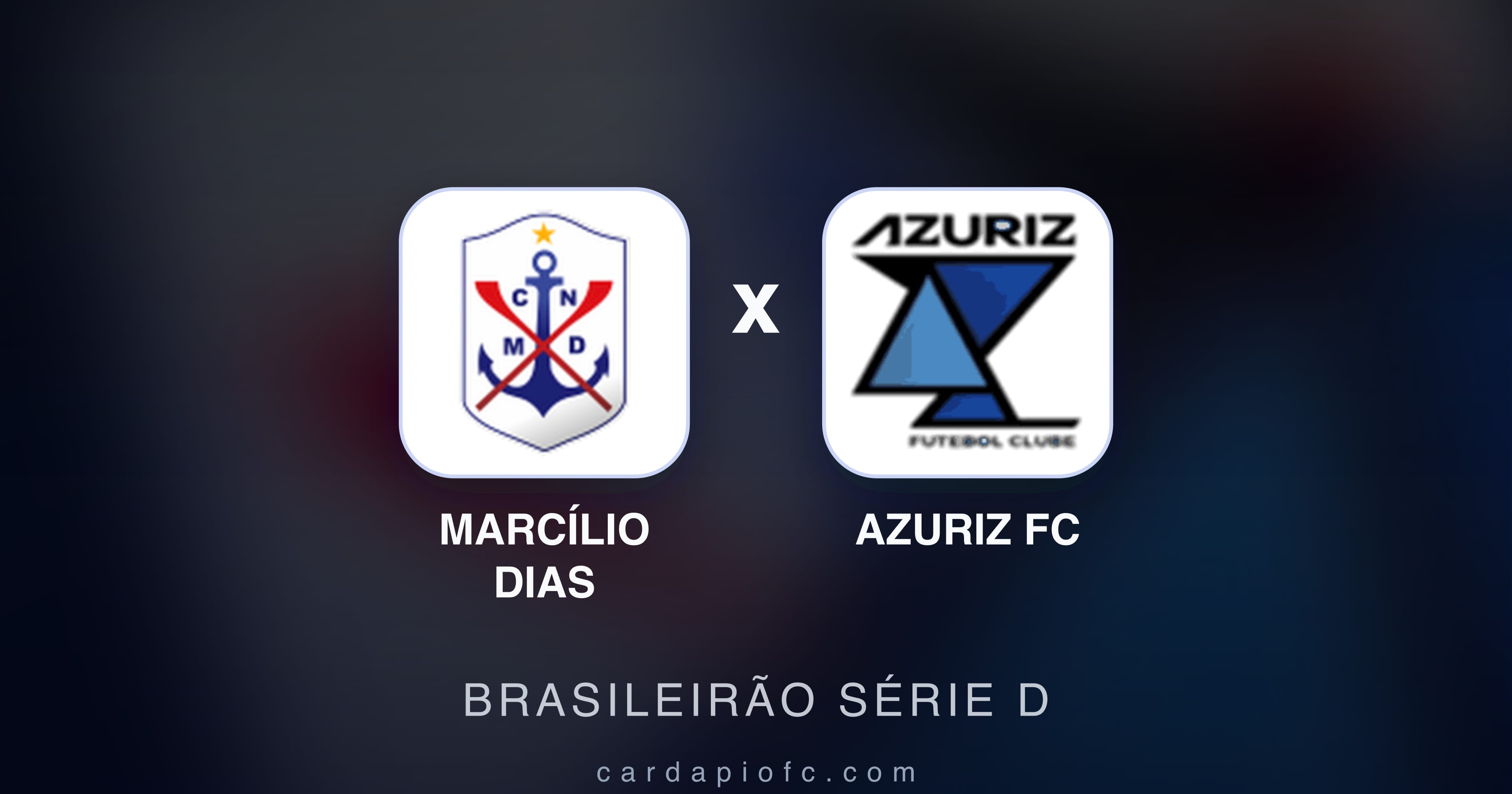 Imagen previa de Marcílio Dias vs Azuriz FC (Brasileirão Série D)